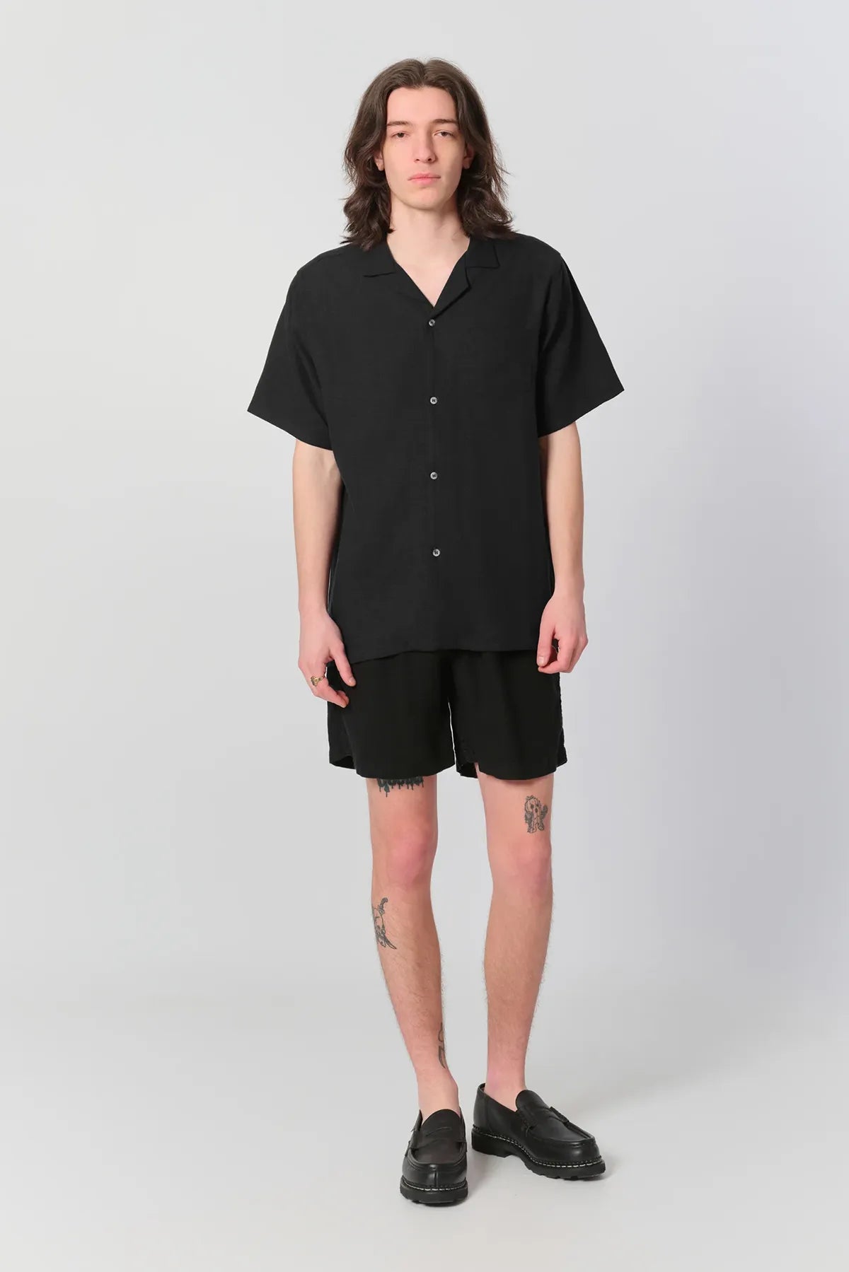 Linen Leisure Short Pants Bather