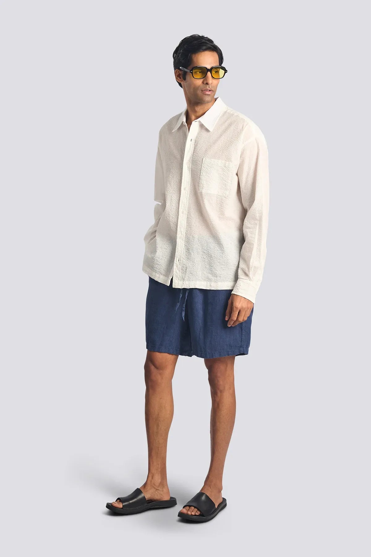 Linen Leisure Short Pants Bather
