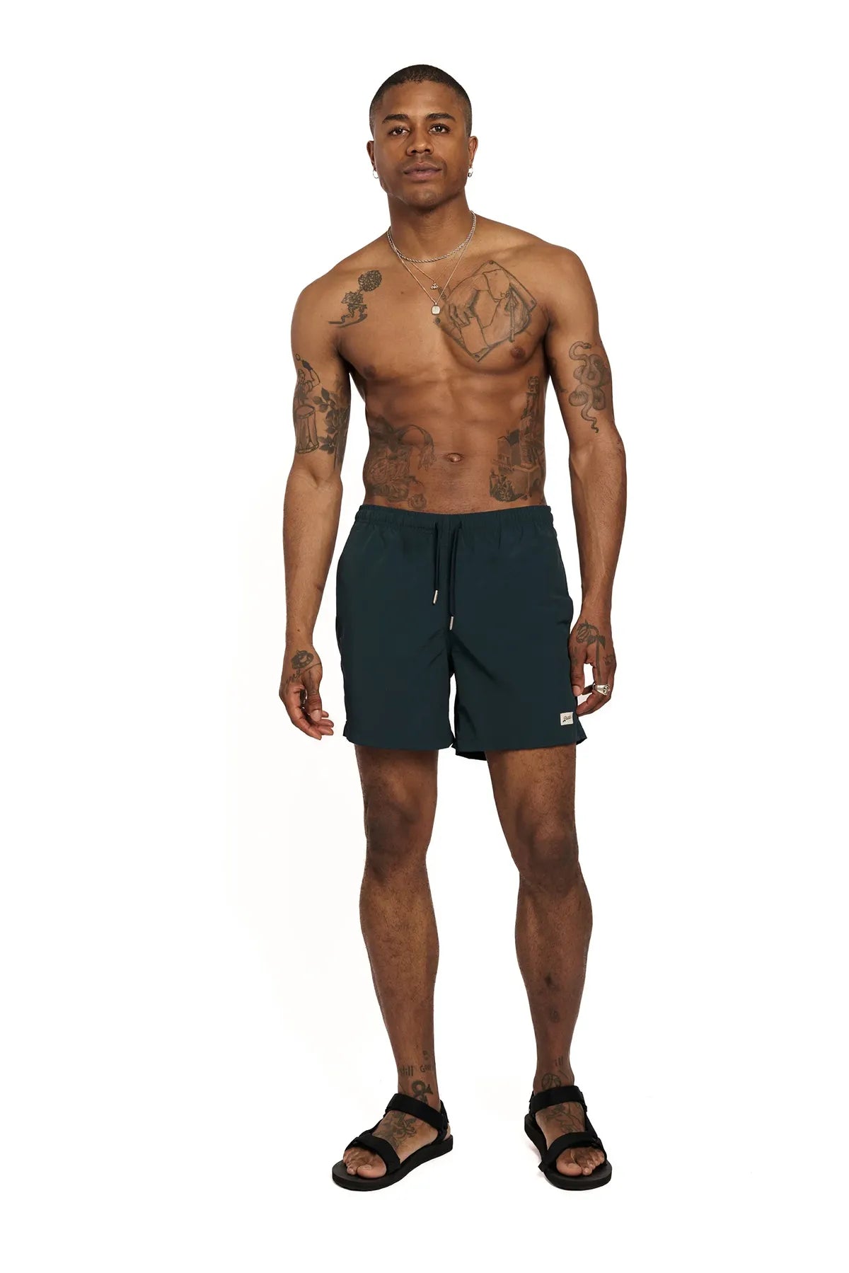 Solid Swim Trunk Shorts Bather