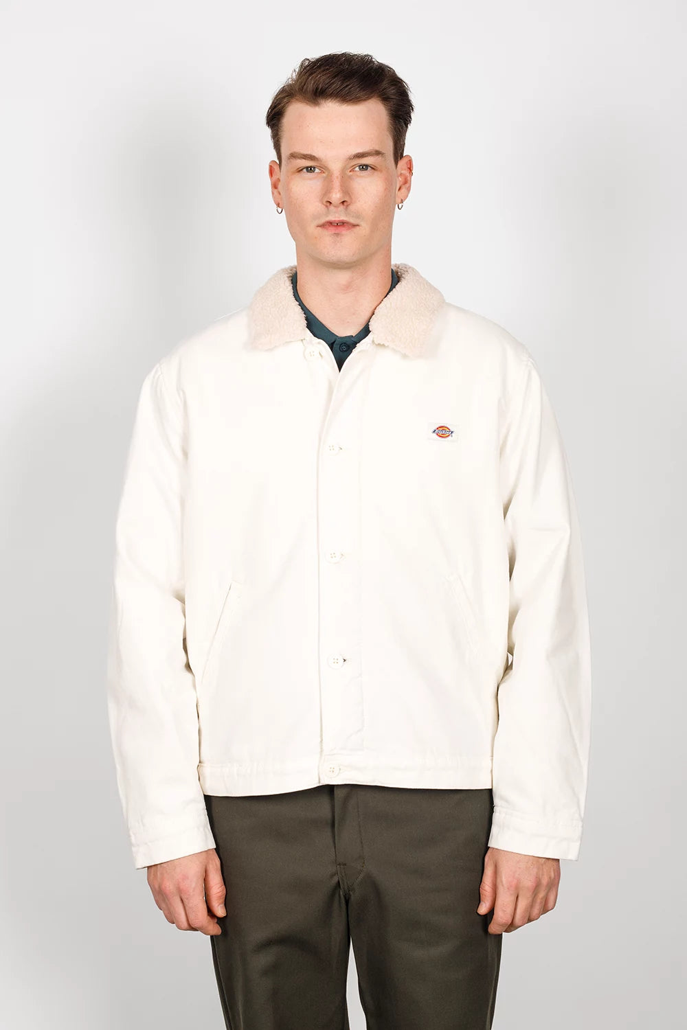 Duck Canvas High Pile Fleece Lined Jacket Jackets Dickies   