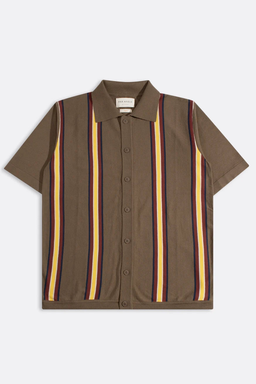 Velzy Canopy Stripe Knit Shirt Sweaters Far Afield