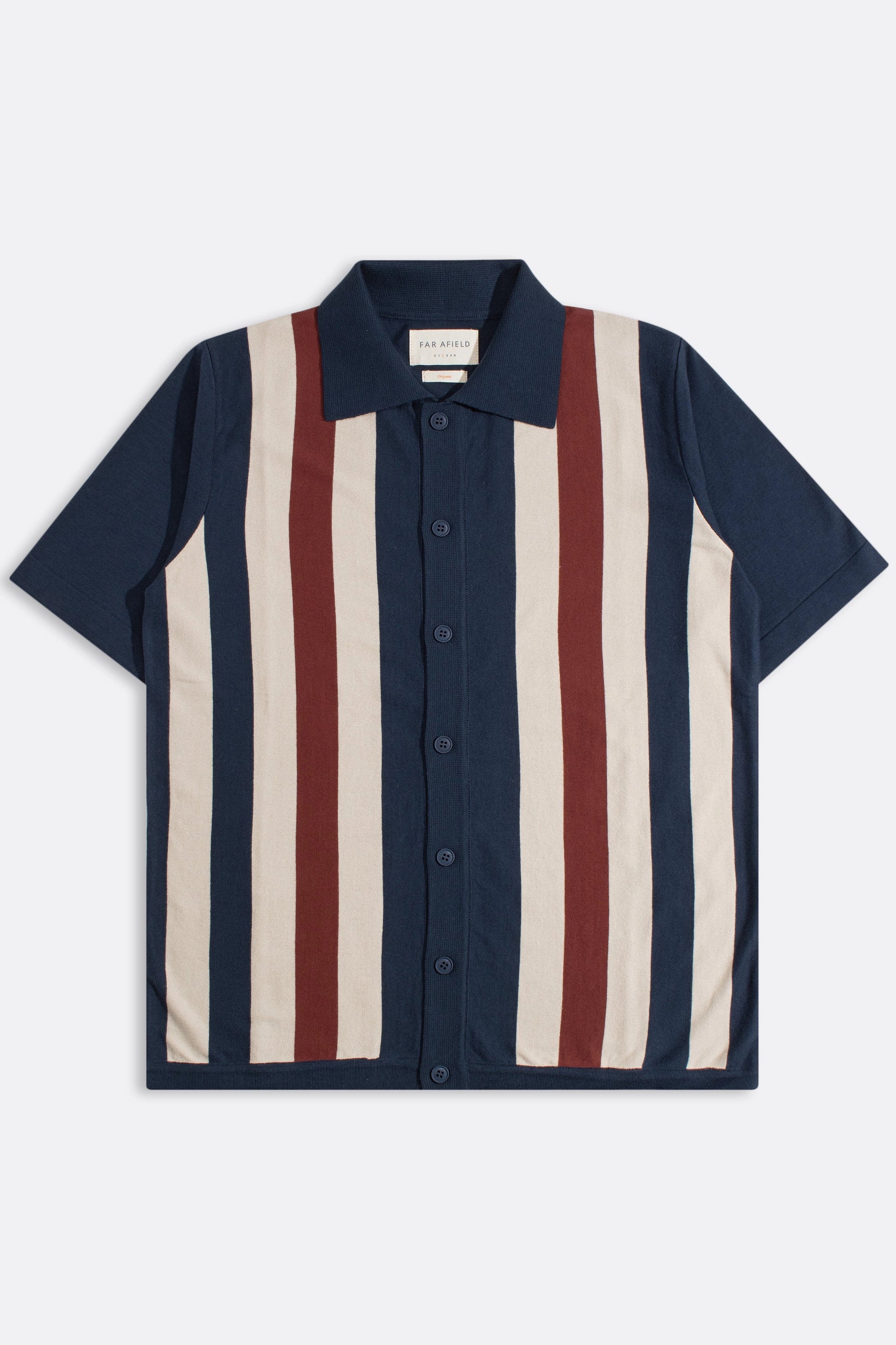 Velzy Simple Stripe Knit Shirt Sweaters Far Afield