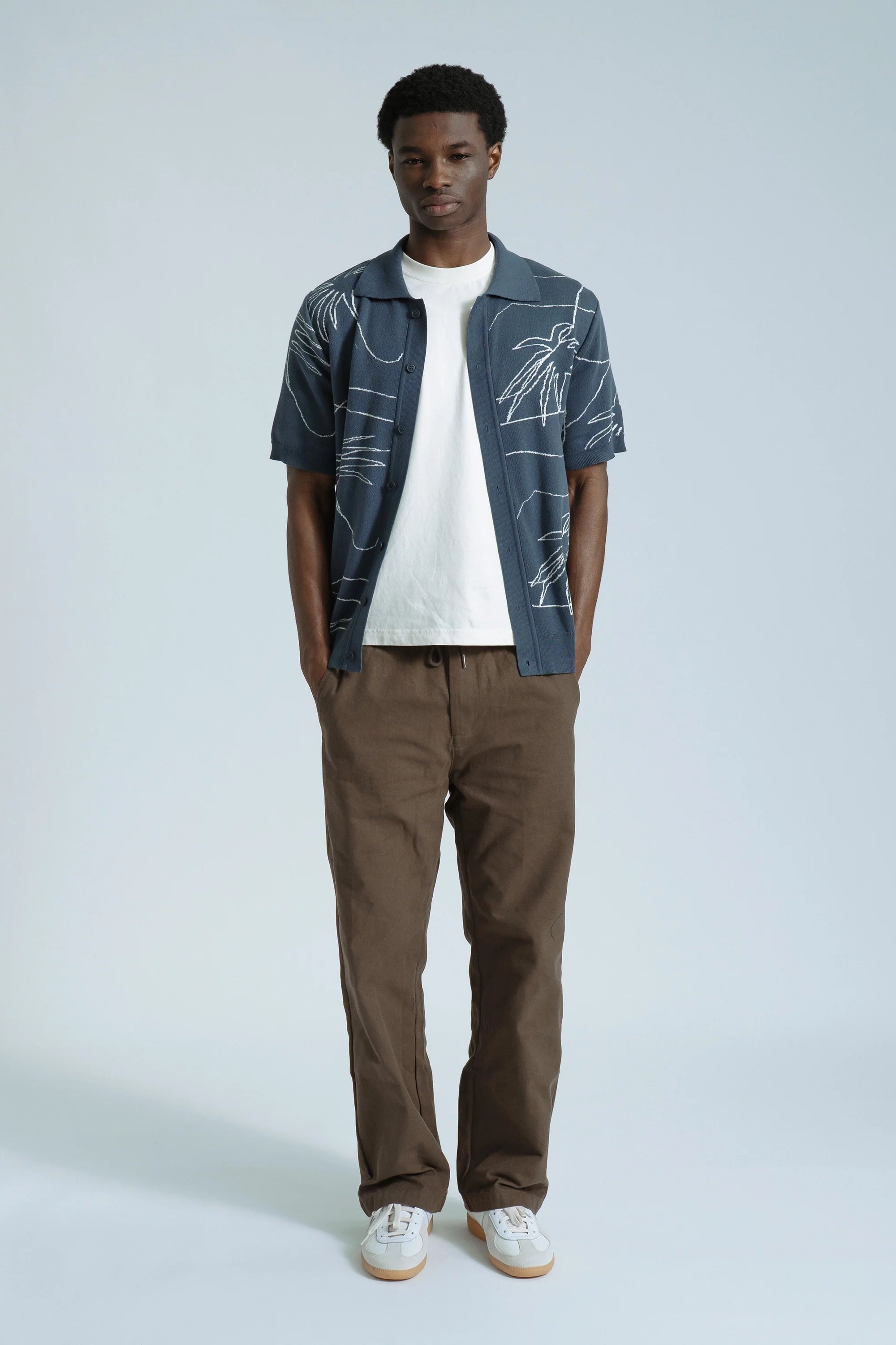 Zigger Palm Knit Shirt Sweaters Far Afield