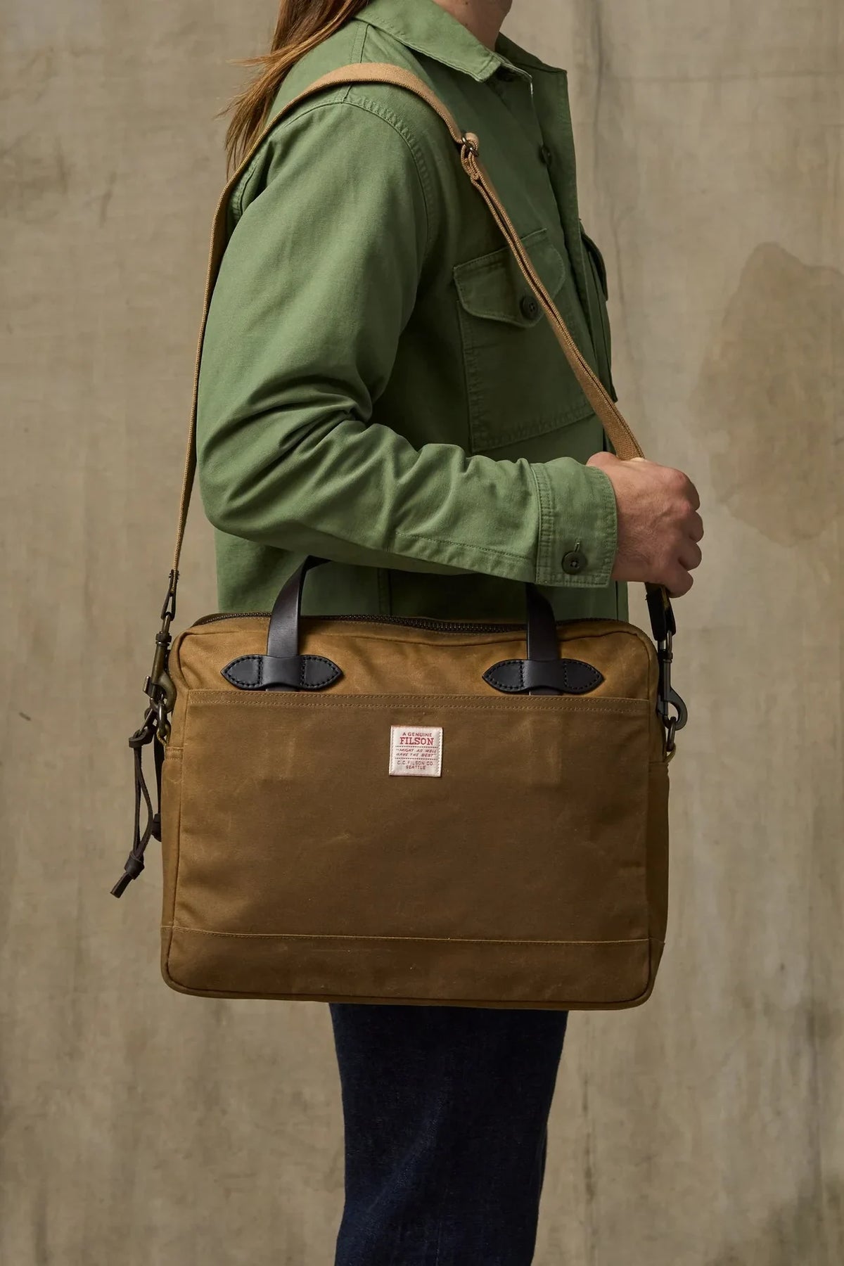 Tin Cloth Compact Briefcase Bags Filson