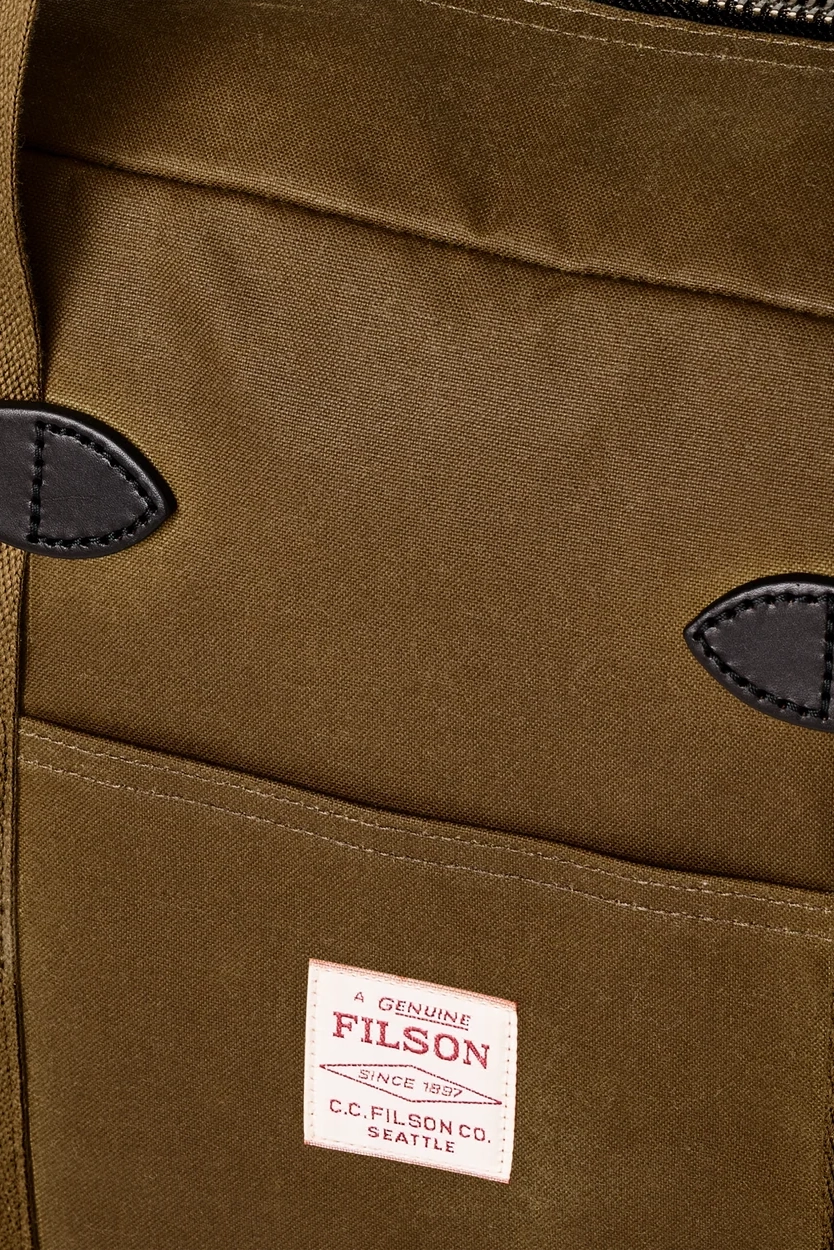 Tin Cloth Zipper Tote Bag Bags Filson