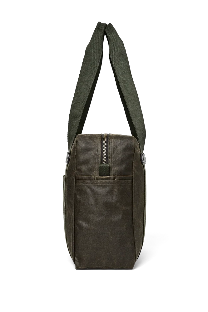 Tin Cloth Zipper Tote Bag Bags Filson