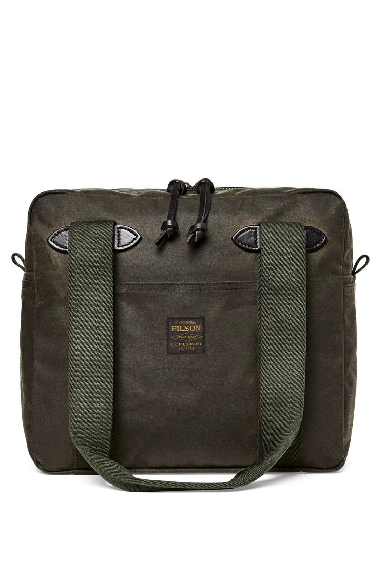 Tin Cloth Zipper Tote Bag Bags Filson