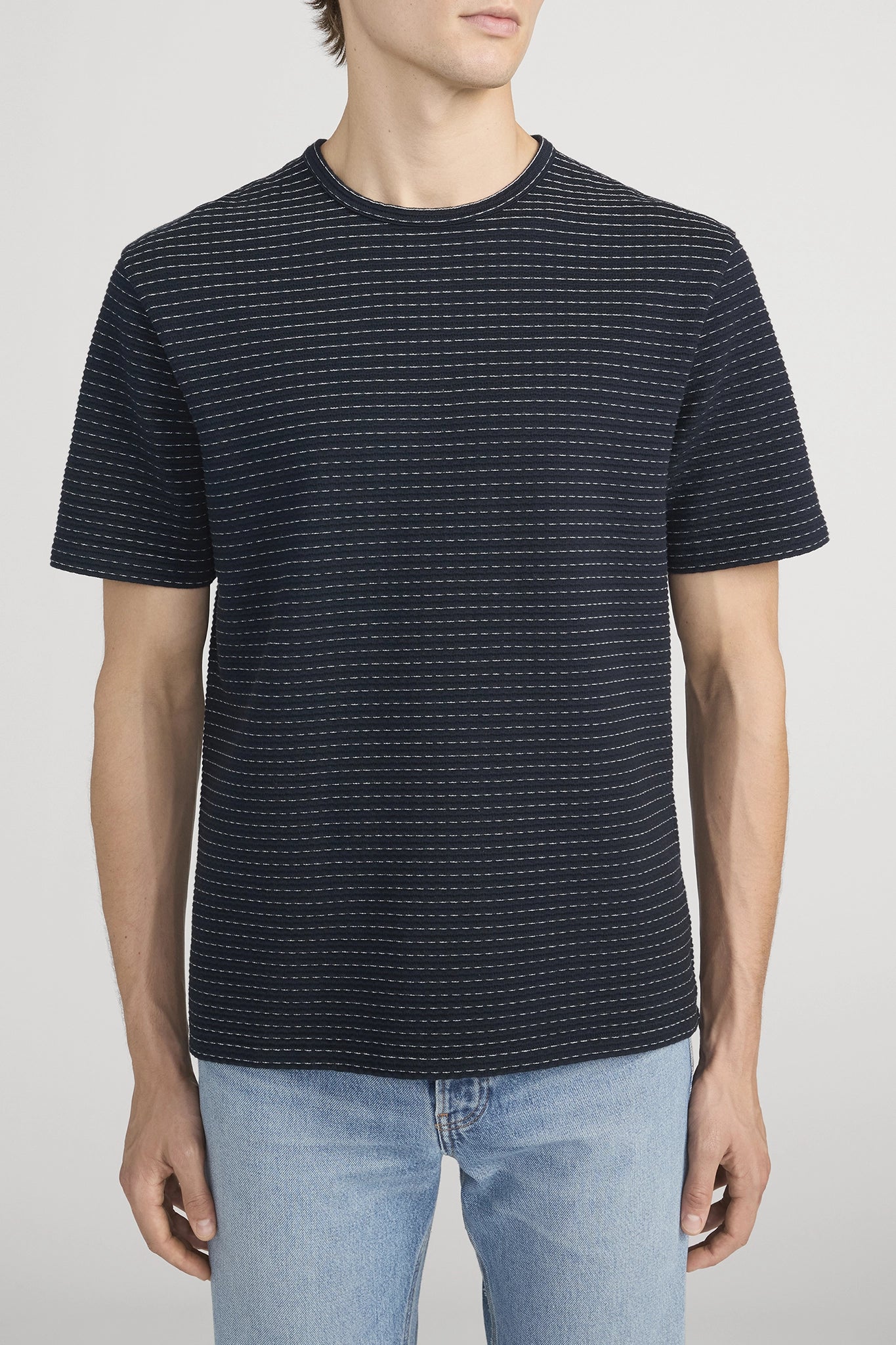 Jacquard Stripe Tee T-Shirts FRAME
