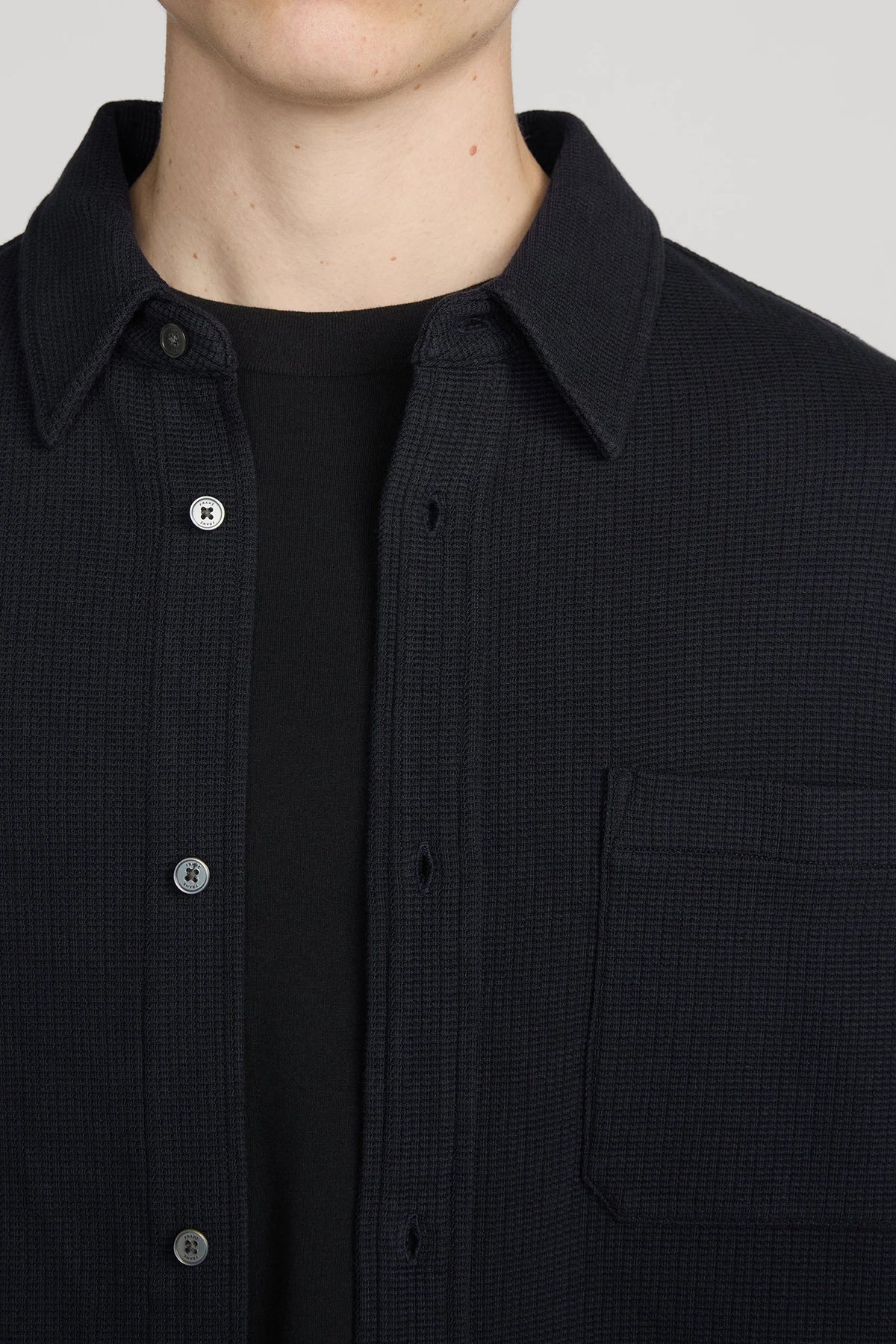 Waffle Textured Shirt Shirts FRAME