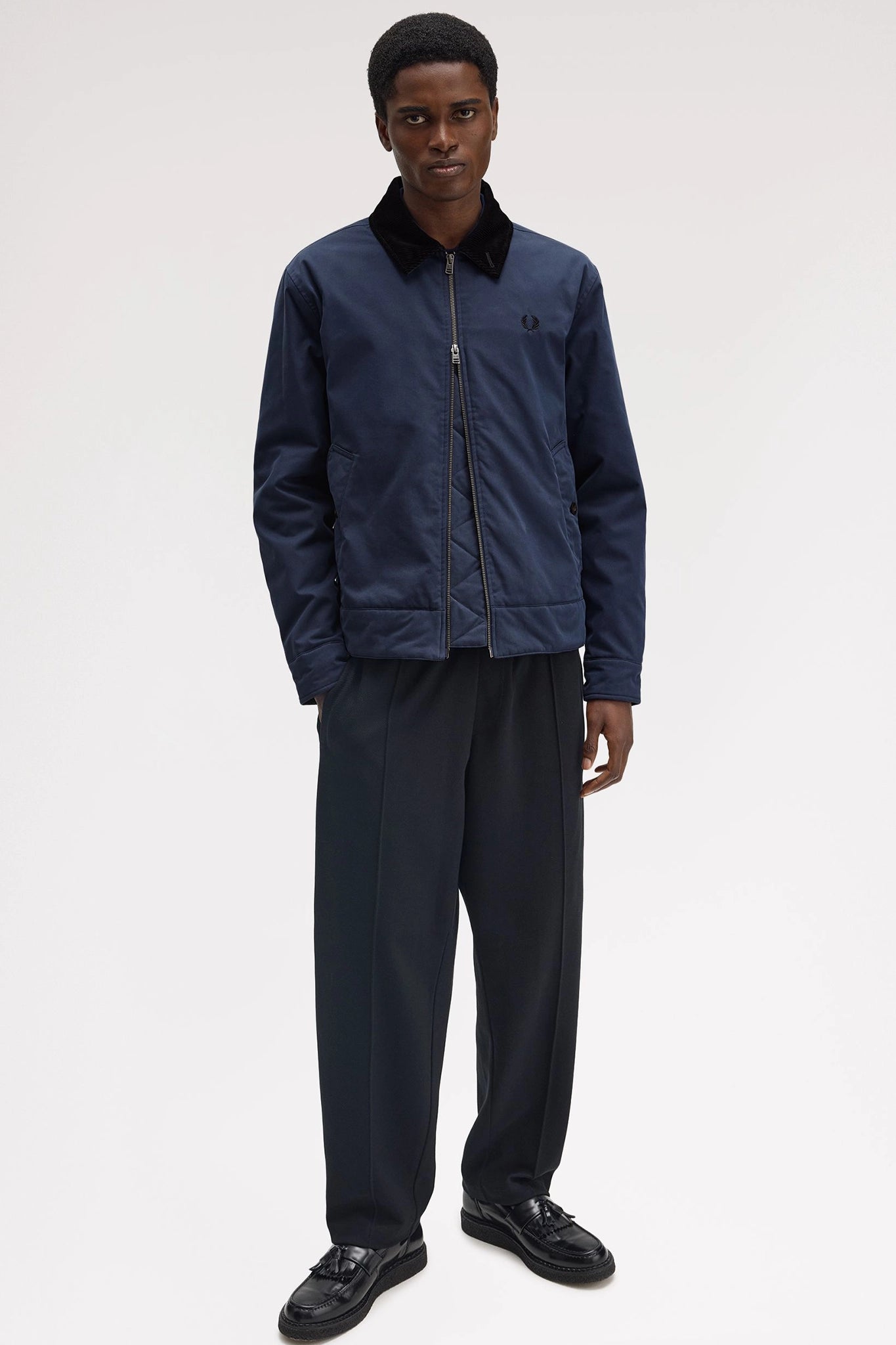 Cotton Caban Jacket Jackets Fred Perry