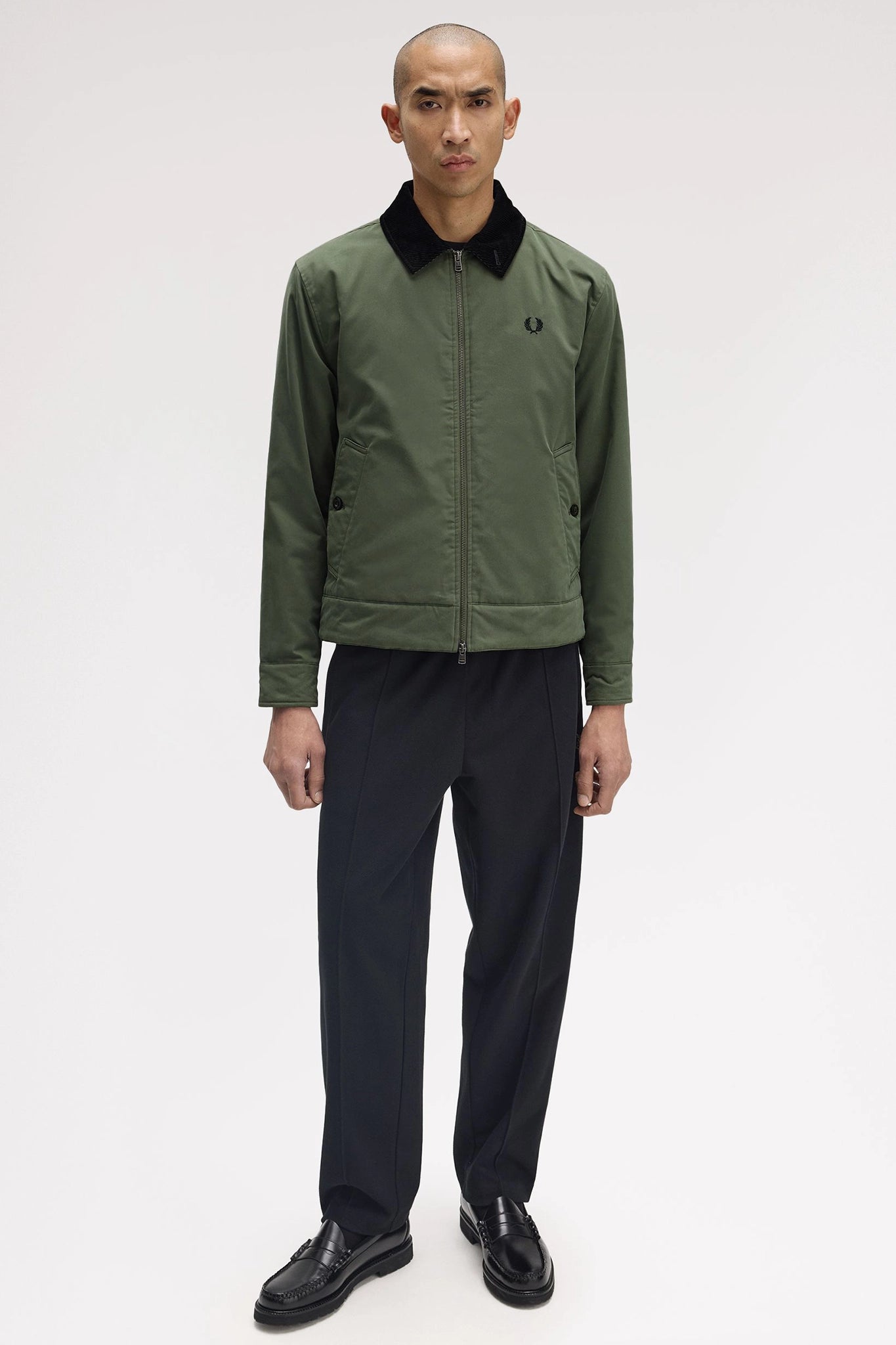 Cotton Caban Jacket Jackets Fred Perry