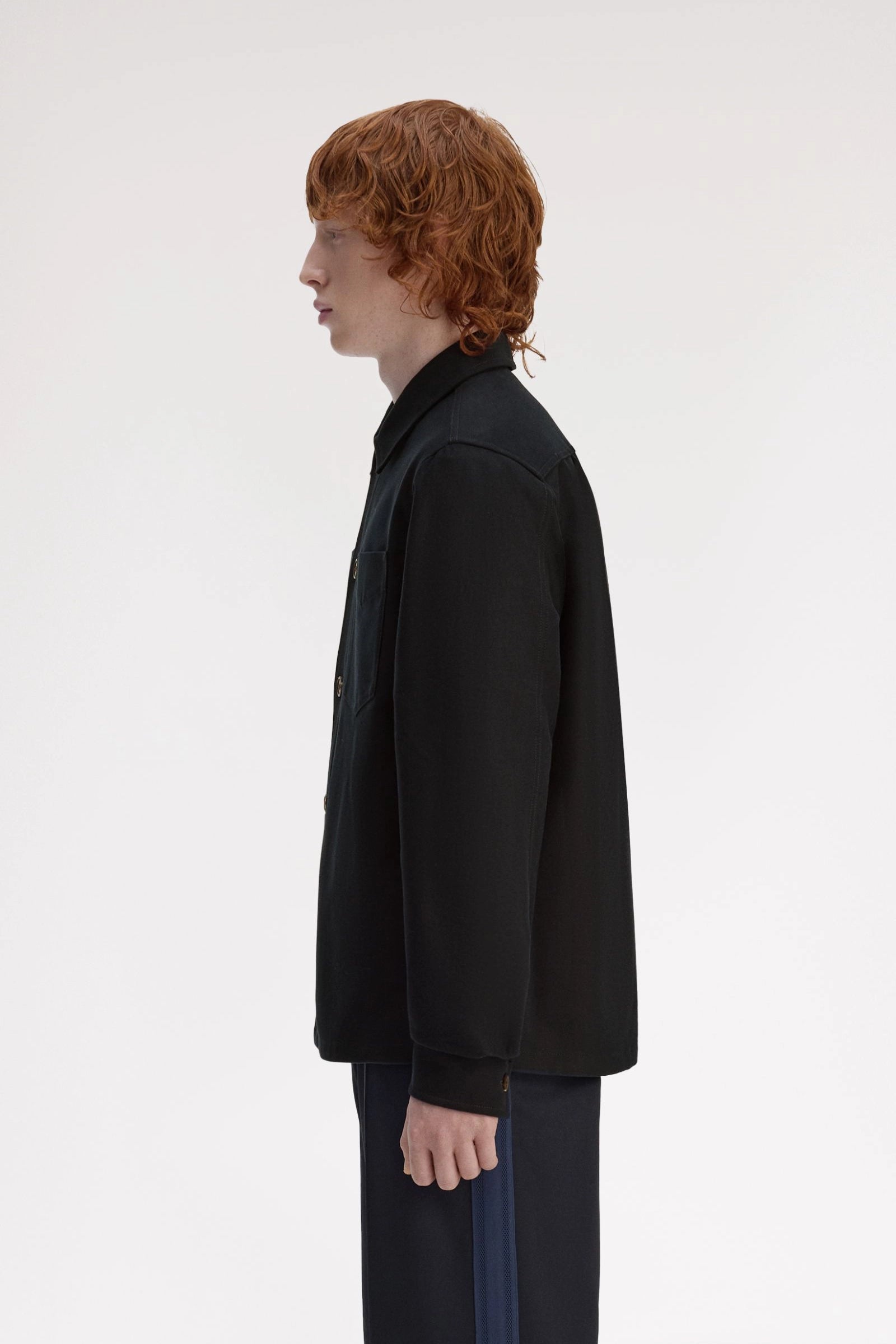 Brushed Twill Overshirt Overshirts Fred Perry