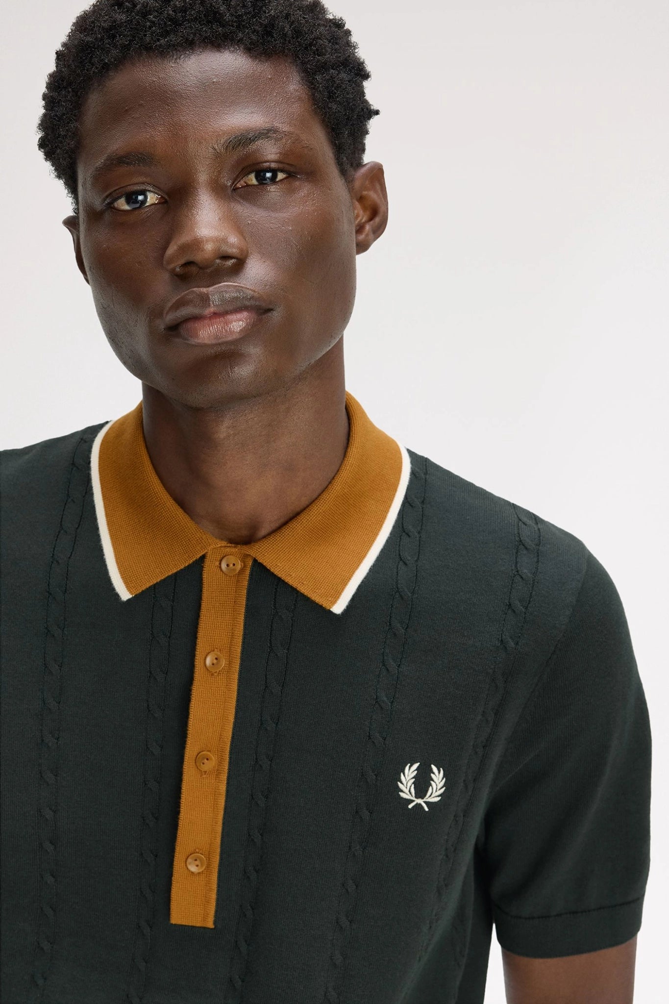Cable Knit Shirt Shirts Fred Perry