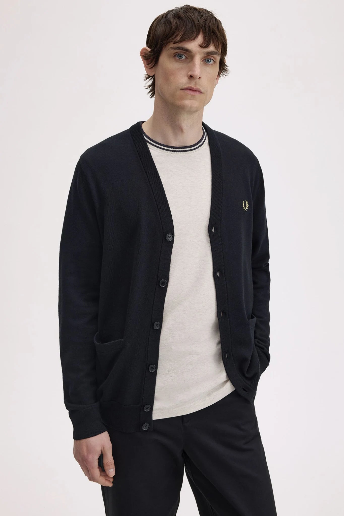 Classic Cardigan Sweaters Fred Perry