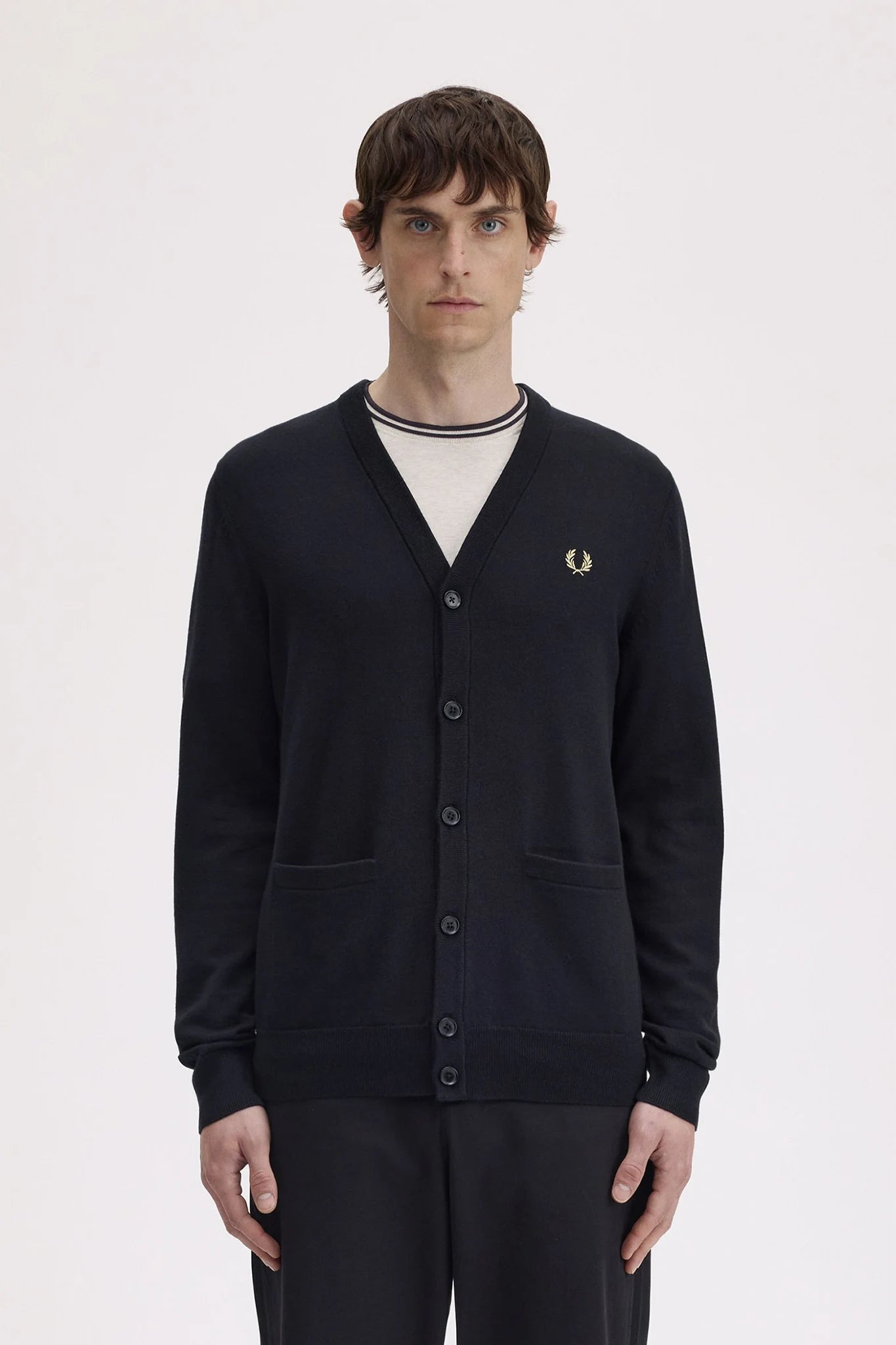 Classic Cardigan Sweaters Fred Perry
