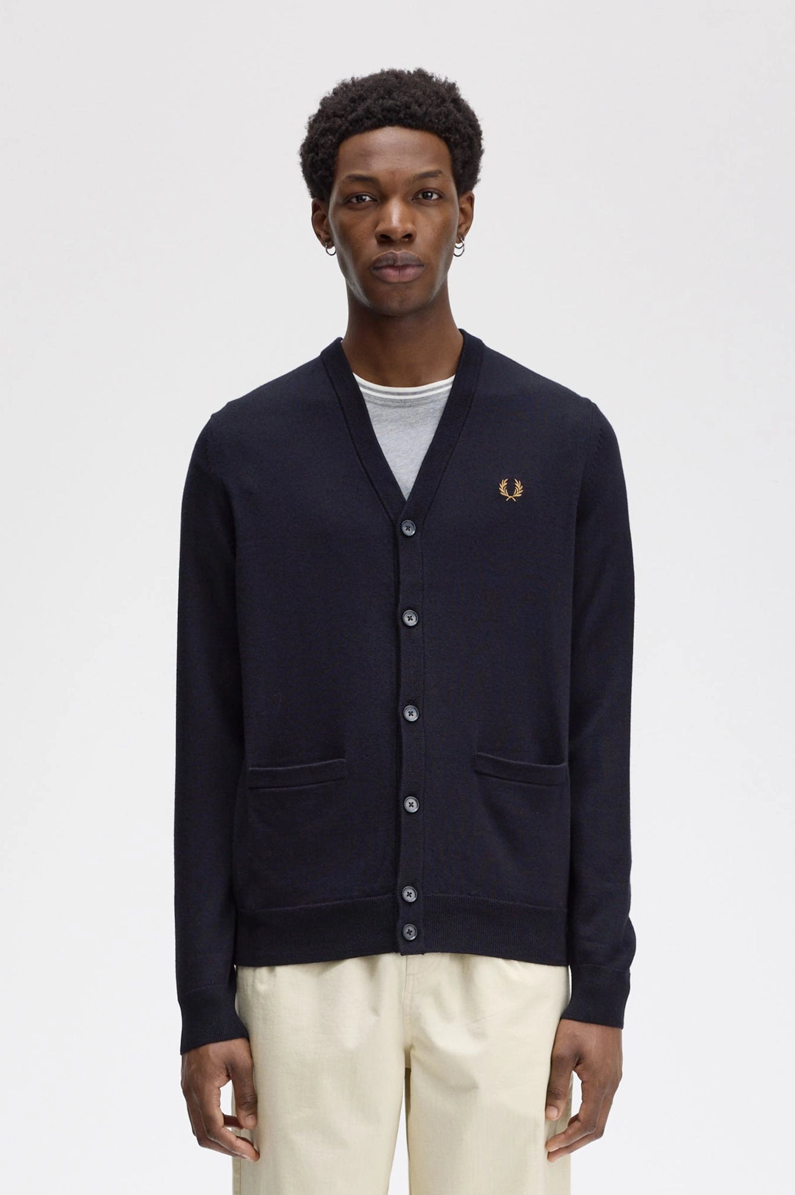 Classic Cardigan Sweaters Fred Perry