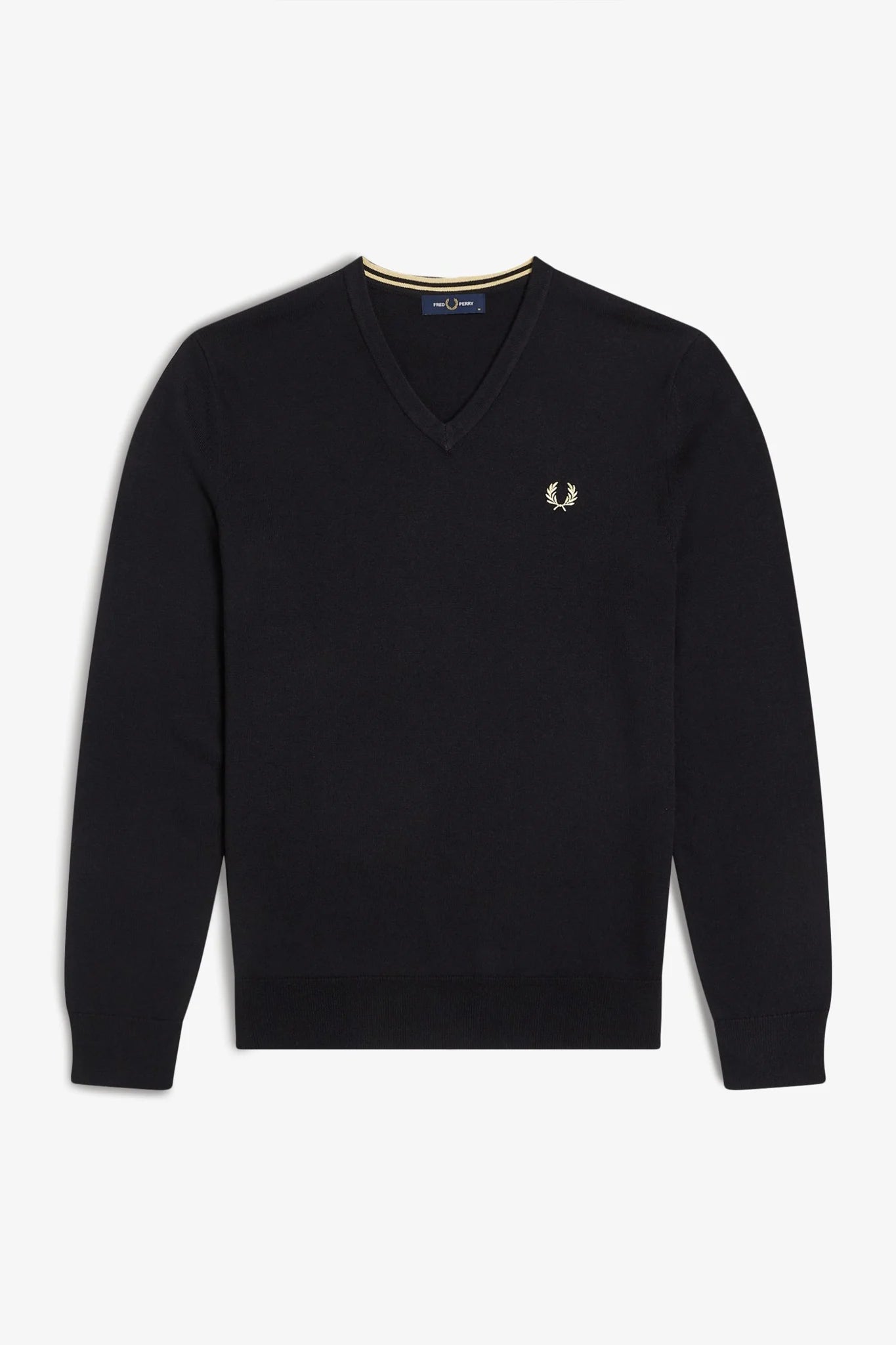 Classic V-Neck Jumper Sweaters Fred Perry