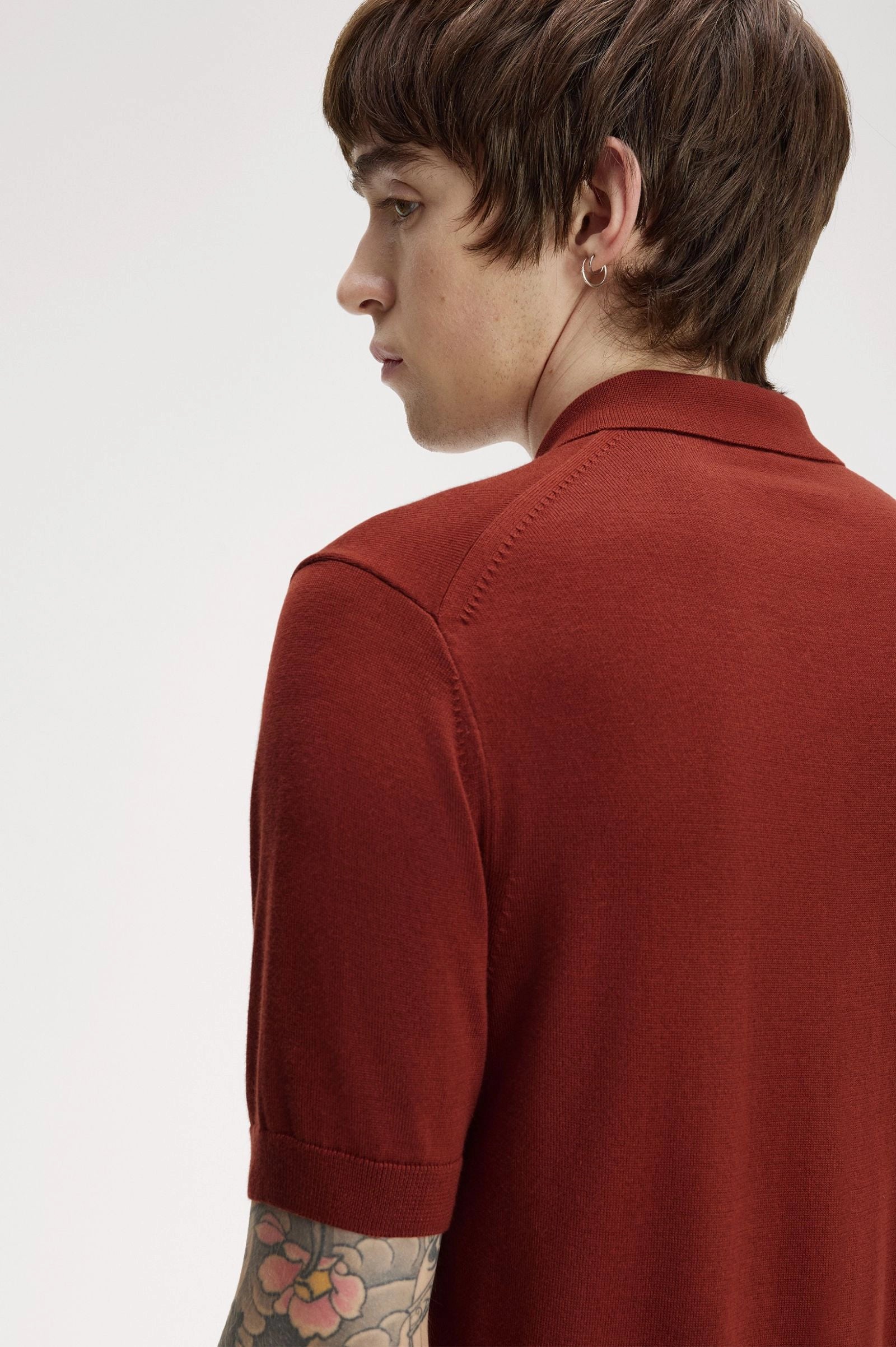 Cotton Knitted Shirt Polos Fred Perry