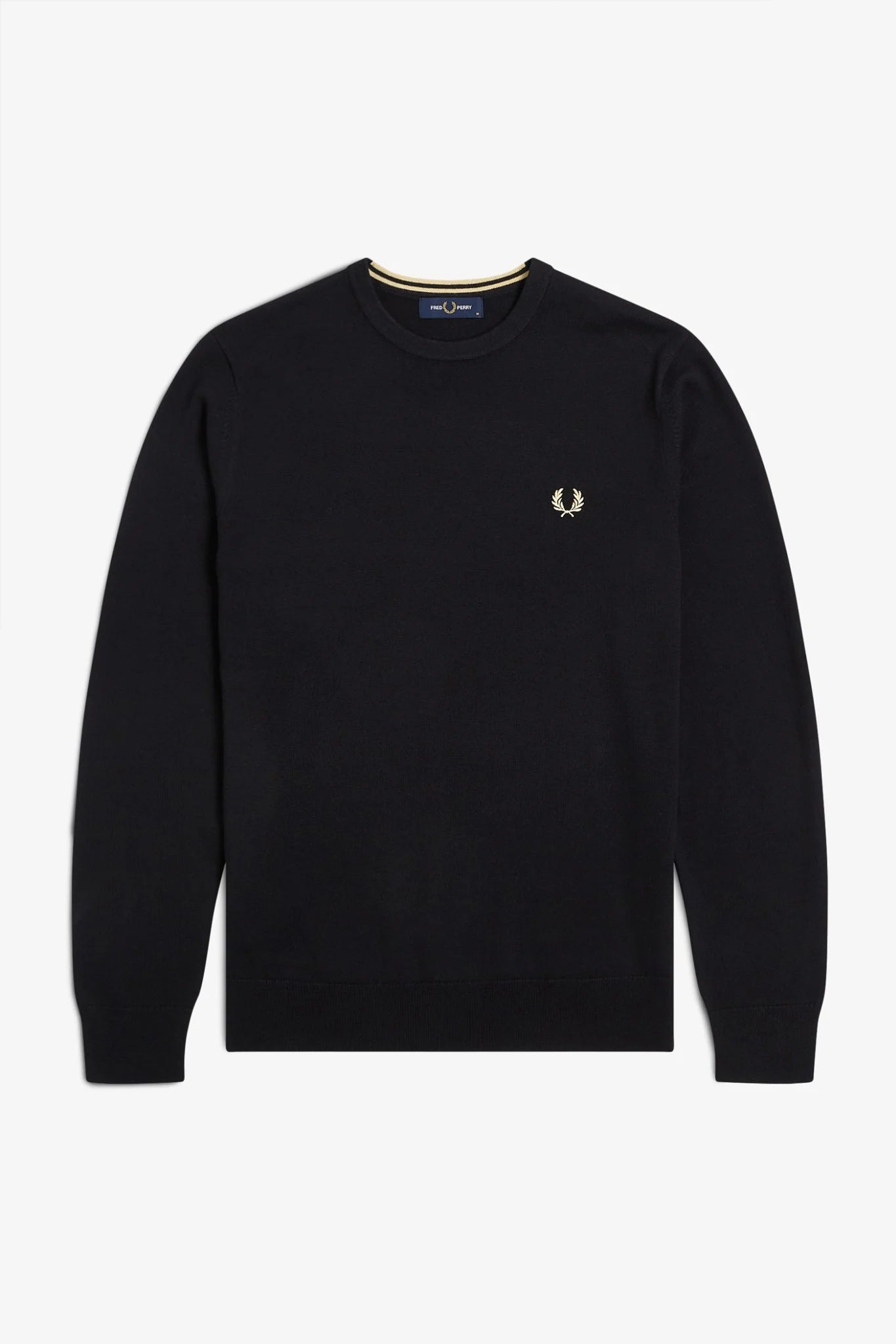 Classic Crew Neck Jumper Sweaters Fred Perry