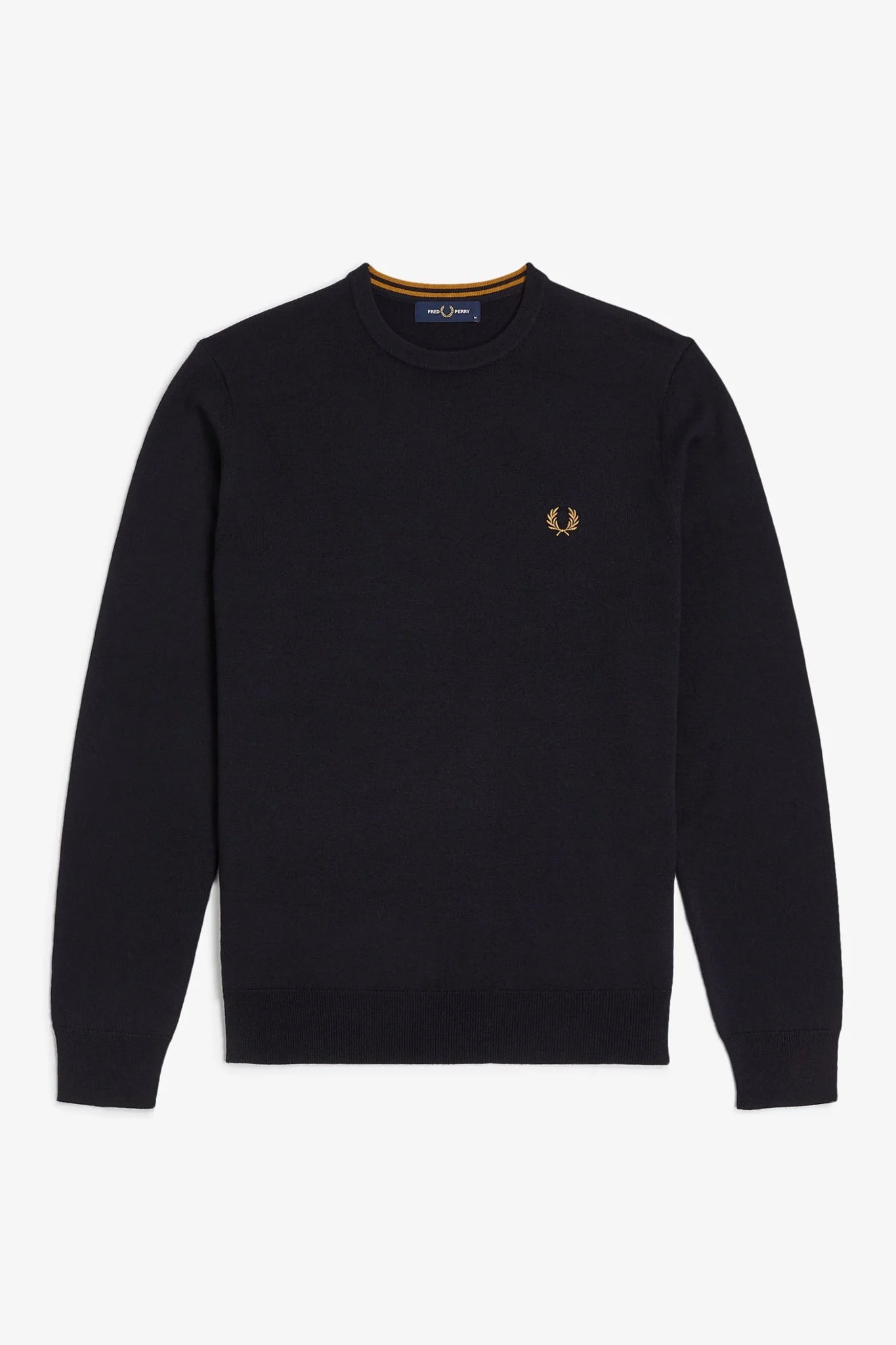 Classic Crew Neck Jumper Sweaters Fred Perry
