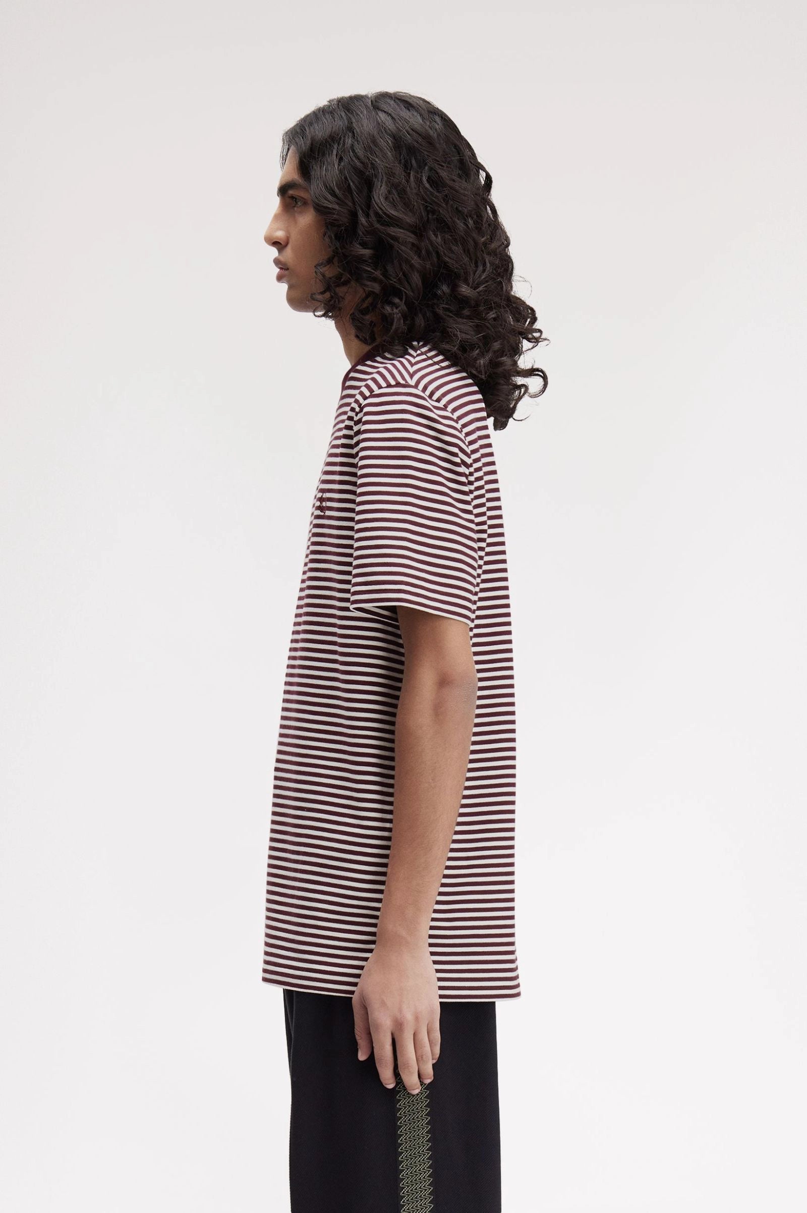 Fine Stripe Heavyweight Tshirt Shirts Fred Perry
