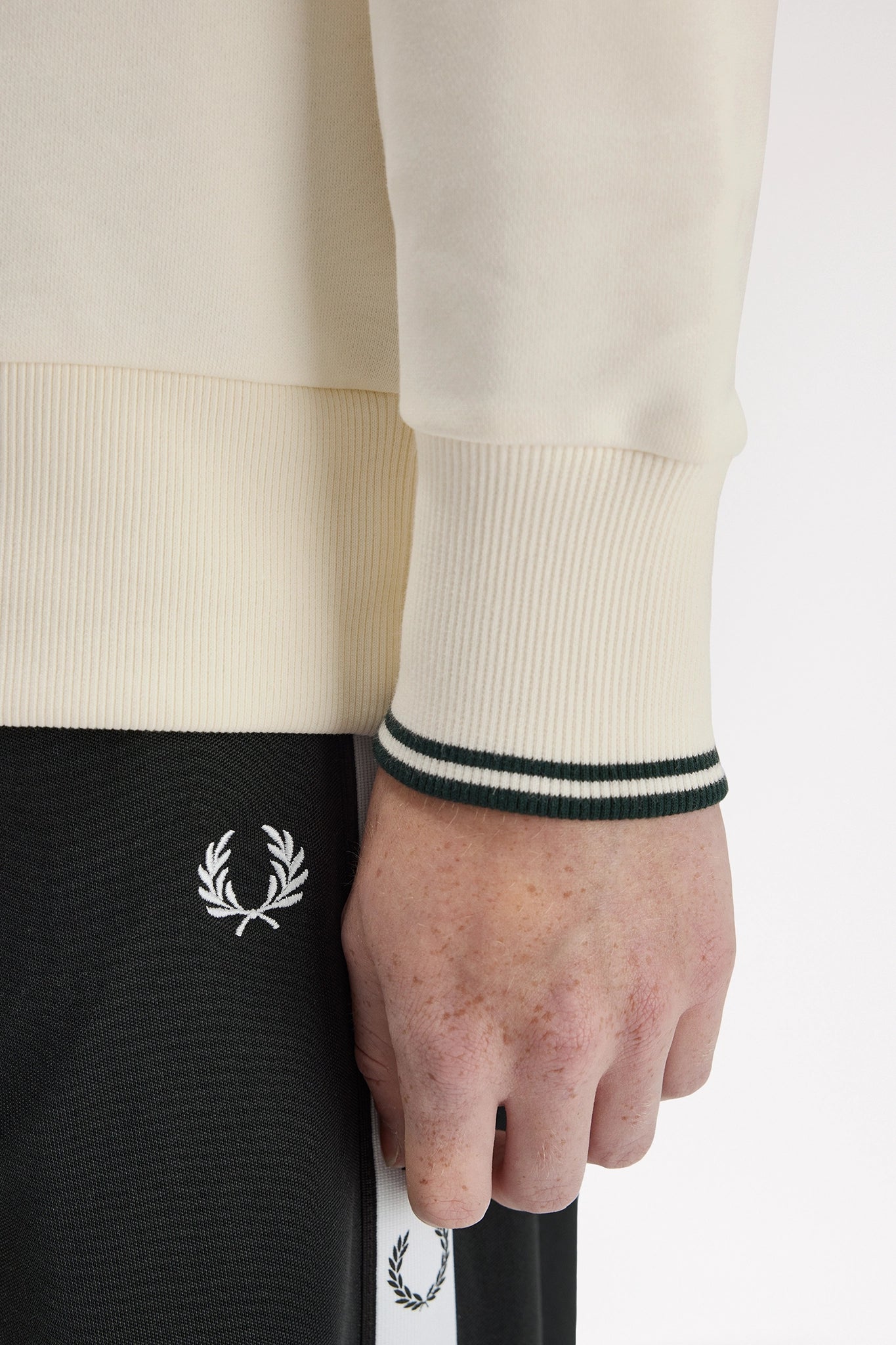 Half Zip Collared Sweatshirt Sweaters Fred Perry