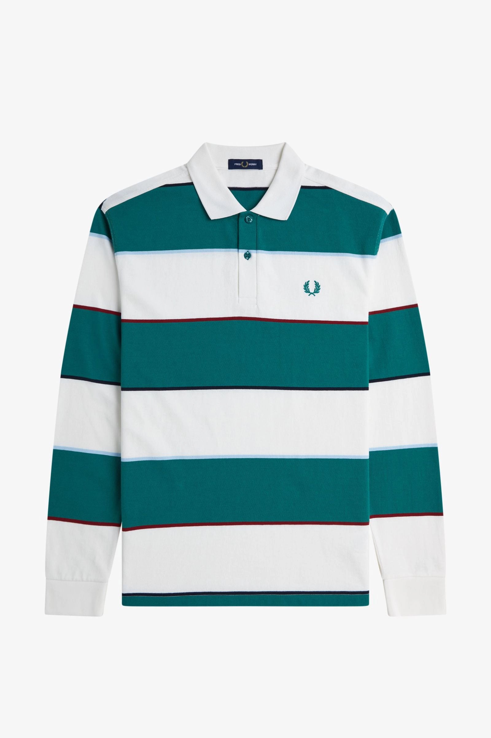 Heavyweight Jersey Striped Polo Shirt Polos Fred Perry