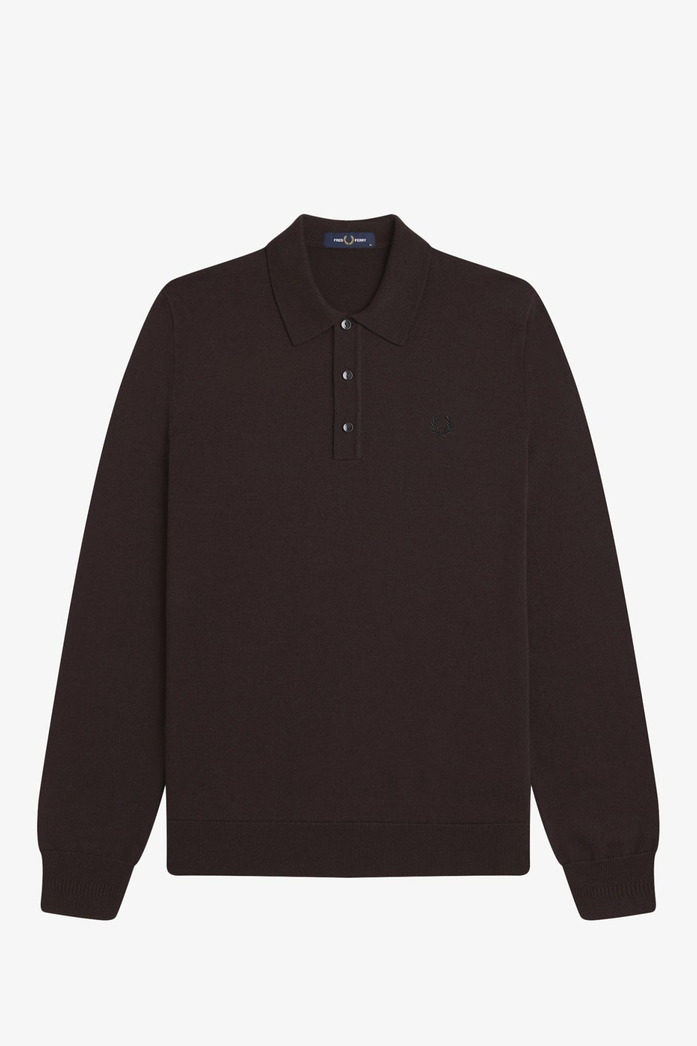 Long Sleeve Knitted Shirt Polos Fred Perry