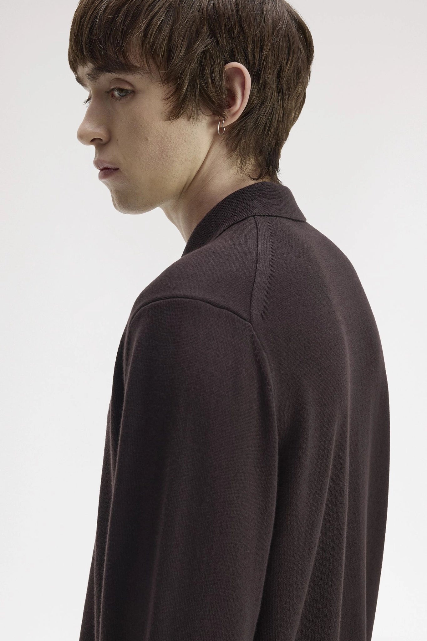 Long Sleeve Knitted Shirt Polos Fred Perry