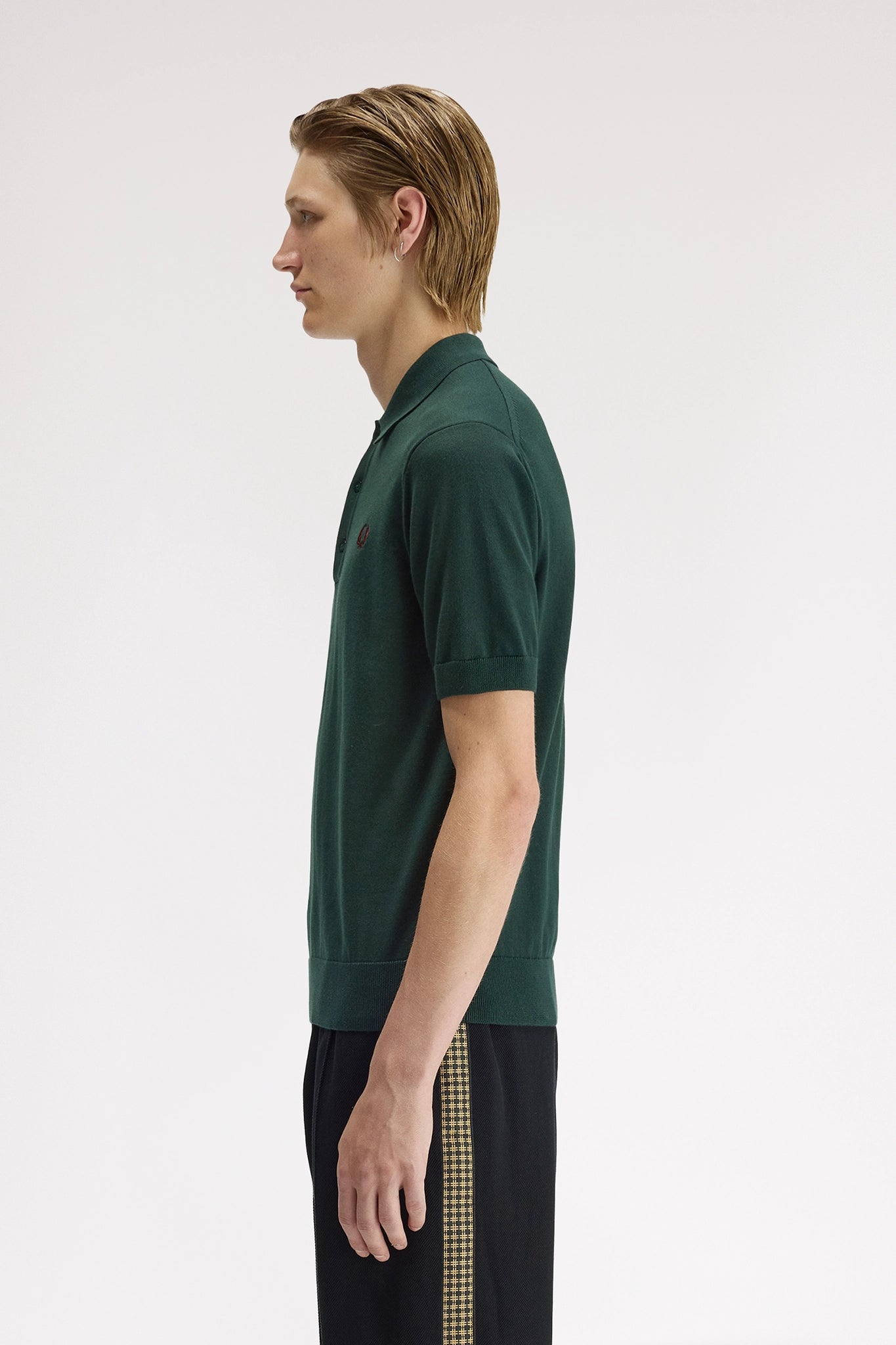 Supima® Cotton Knitted Shirt Shirts Fred Perry