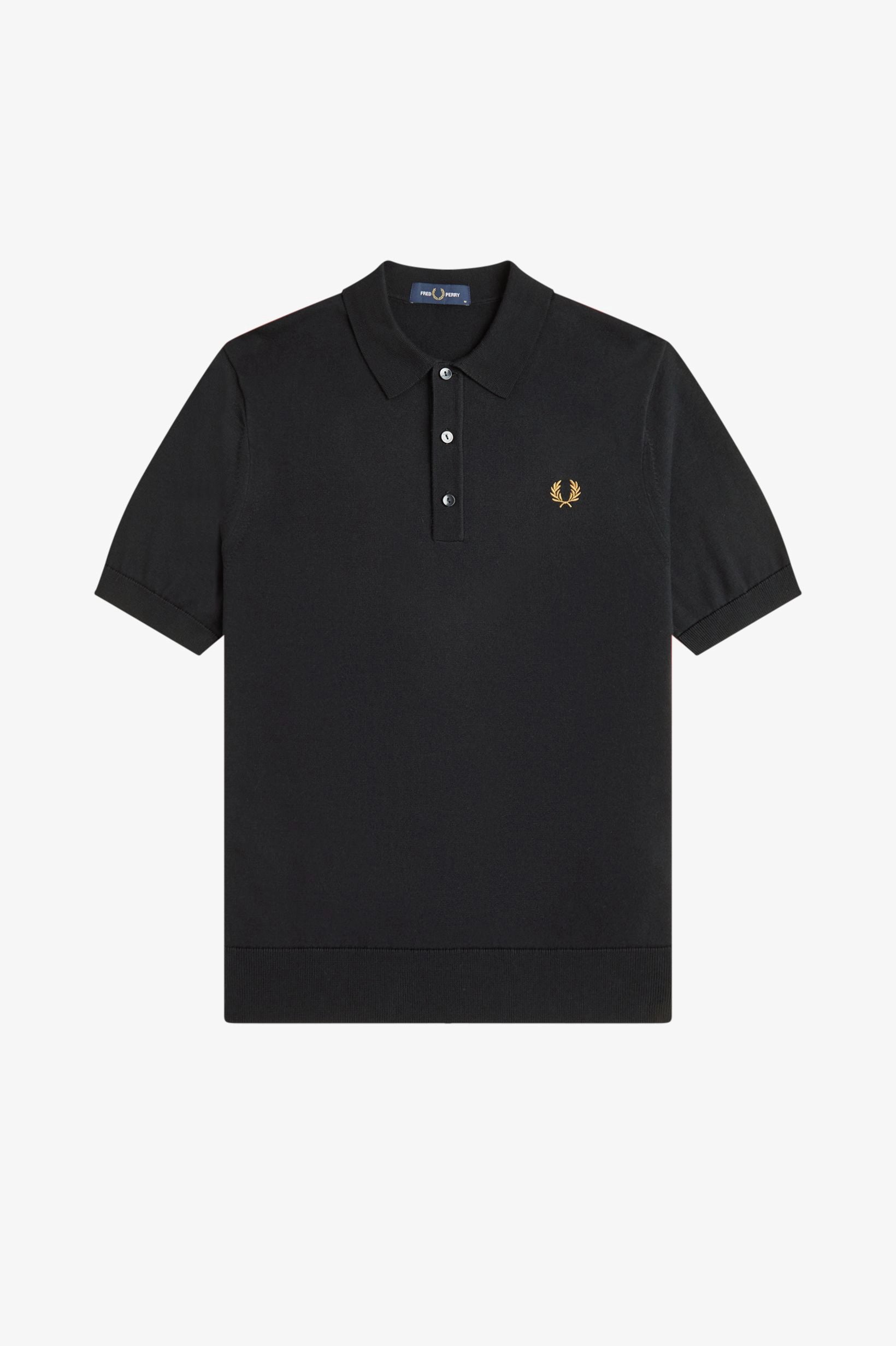 Supima® Cotton Knitted Shirt Shirts Fred Perry