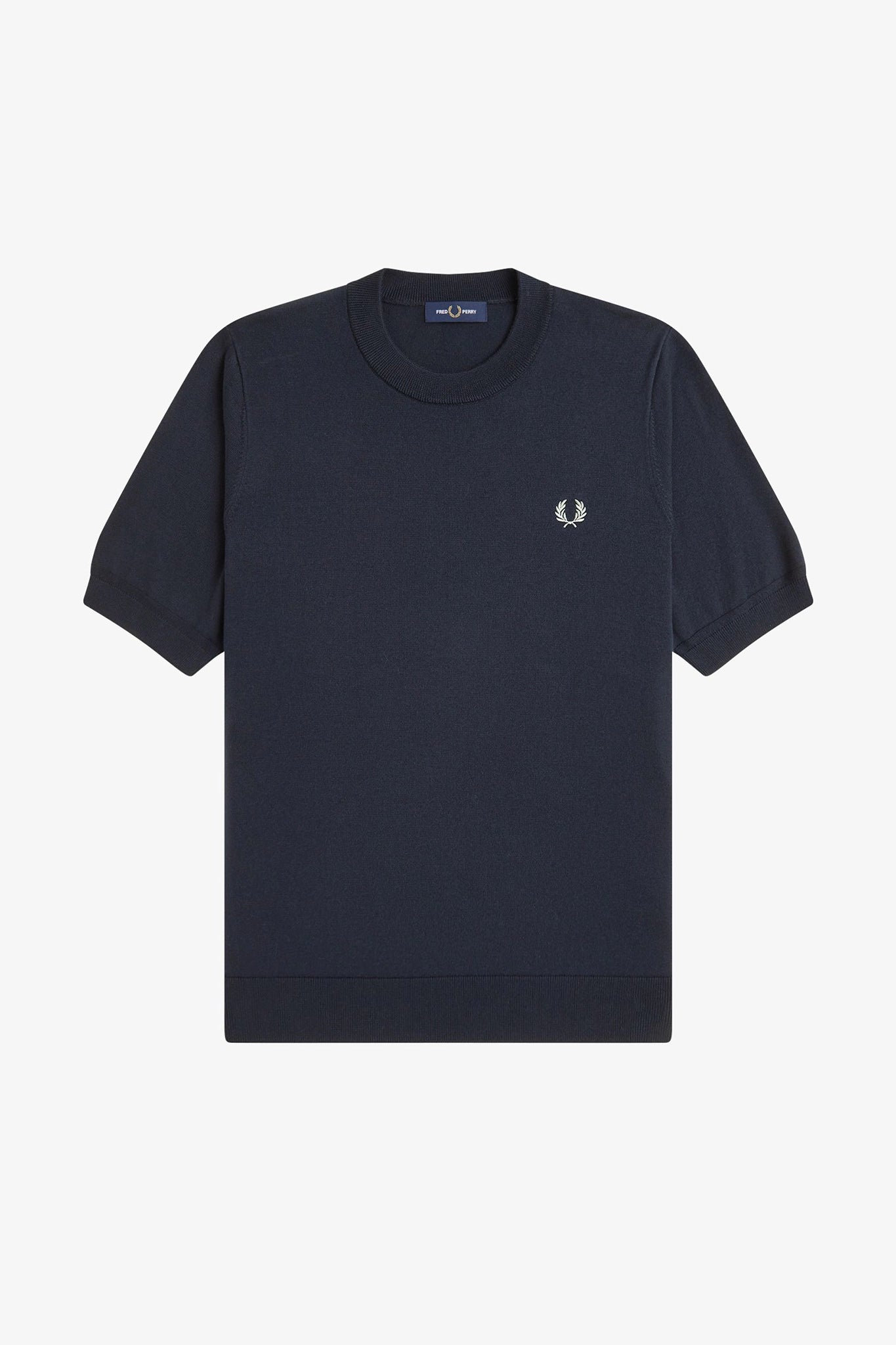 Supima® Cotton Knitted T-Shirt T-Shirts Fred Perry