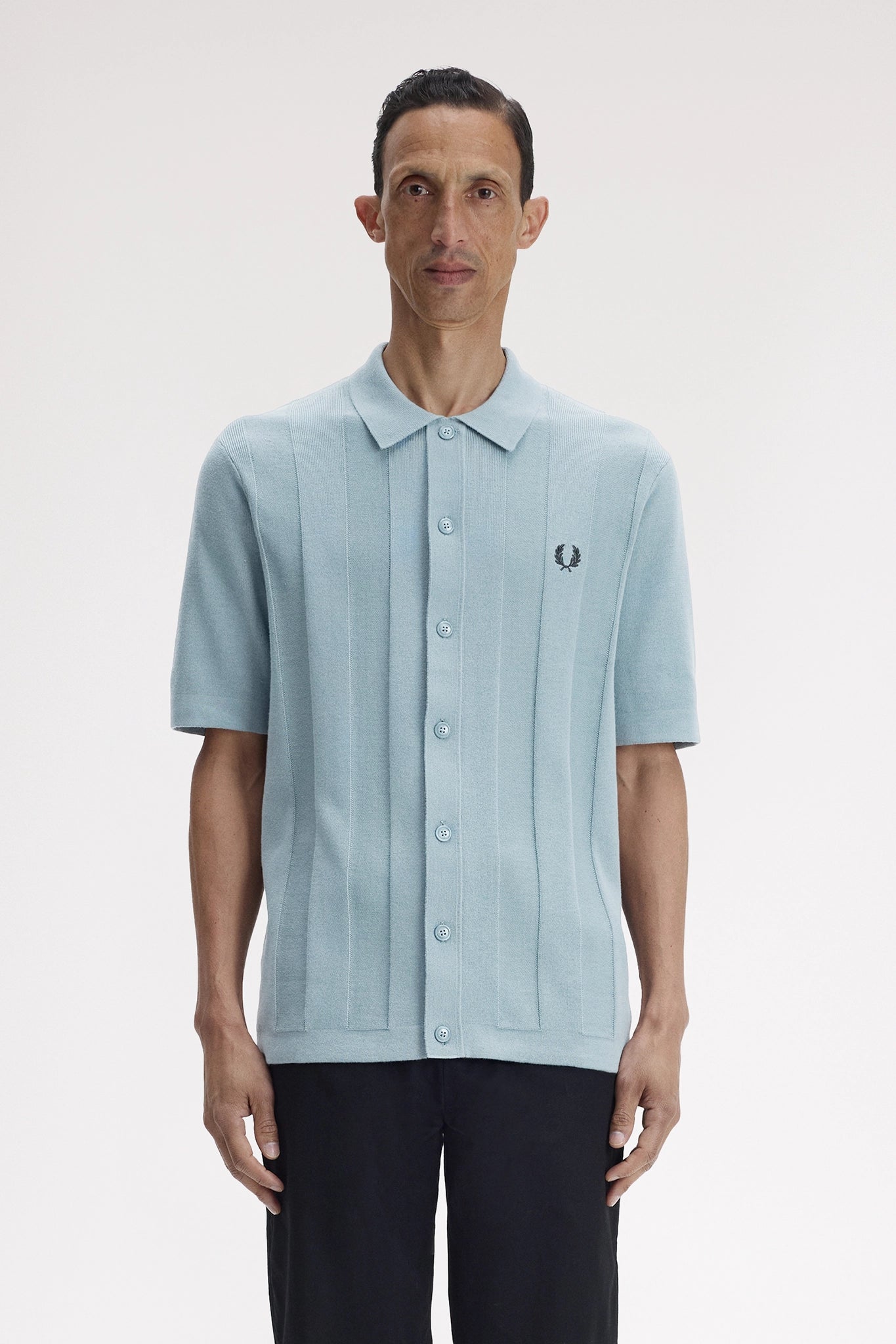 Tonal Vertical Stripe Shirt Shirts Fred Perry