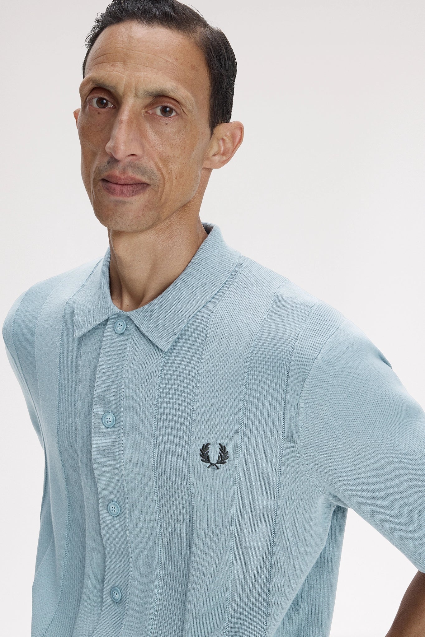 Tonal Vertical Stripe Shirt Shirts Fred Perry