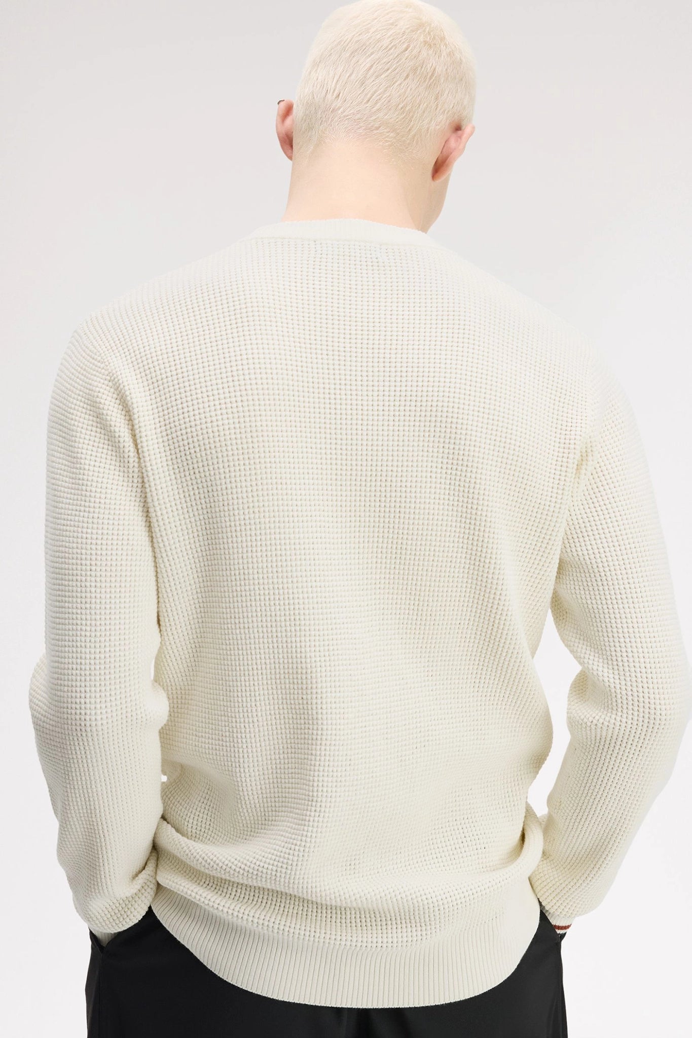 Waffle Stitch Jumper Sweaters Fred Perry