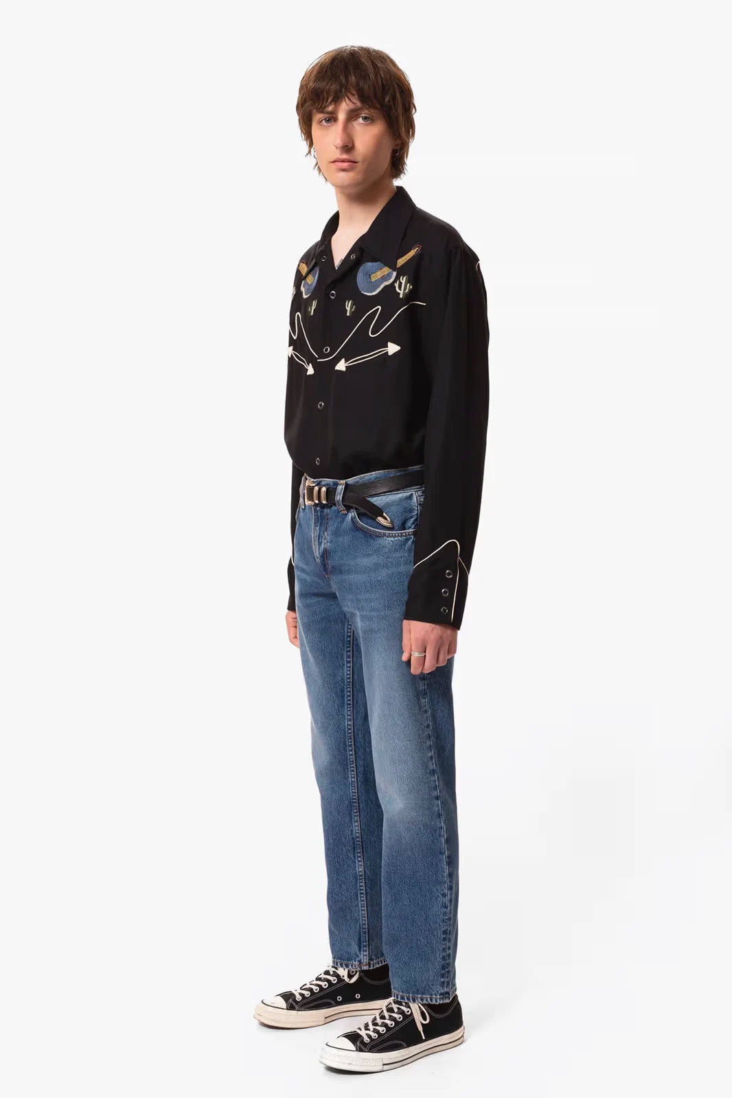 Gritty Jackson 32&quot; Denim Nudie Jeans