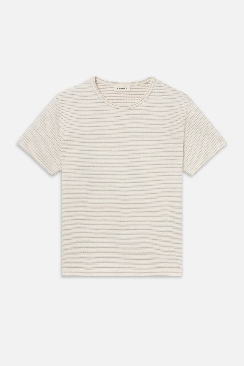 Jacquard Stripe Tee T-Shirts FRAME