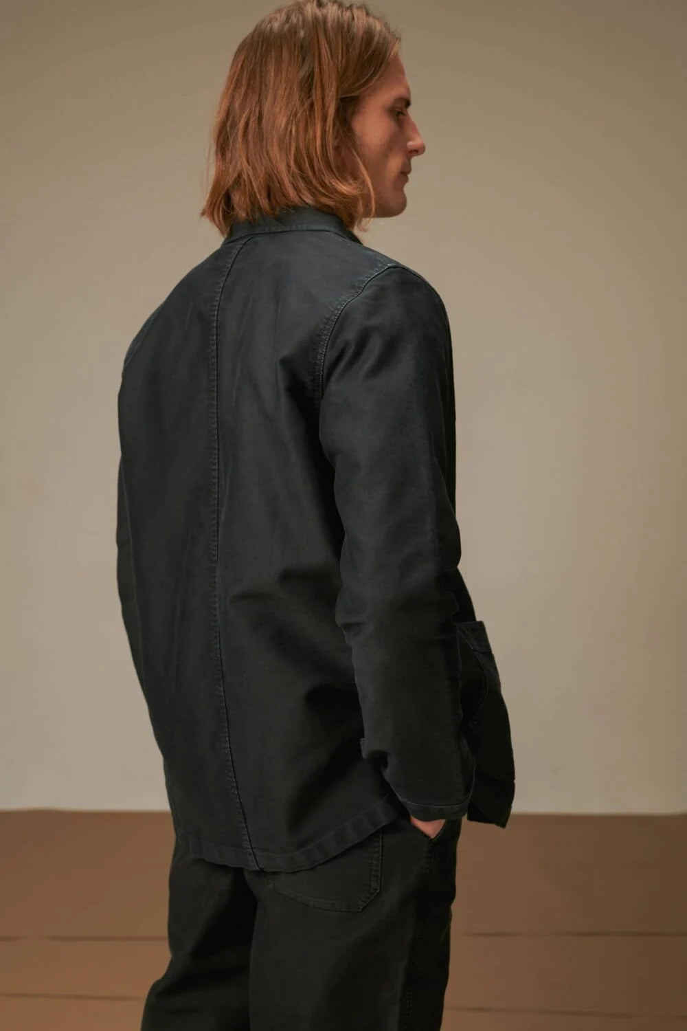 Vintage Washed Work Jacket Jackets Le Mont St. Michel