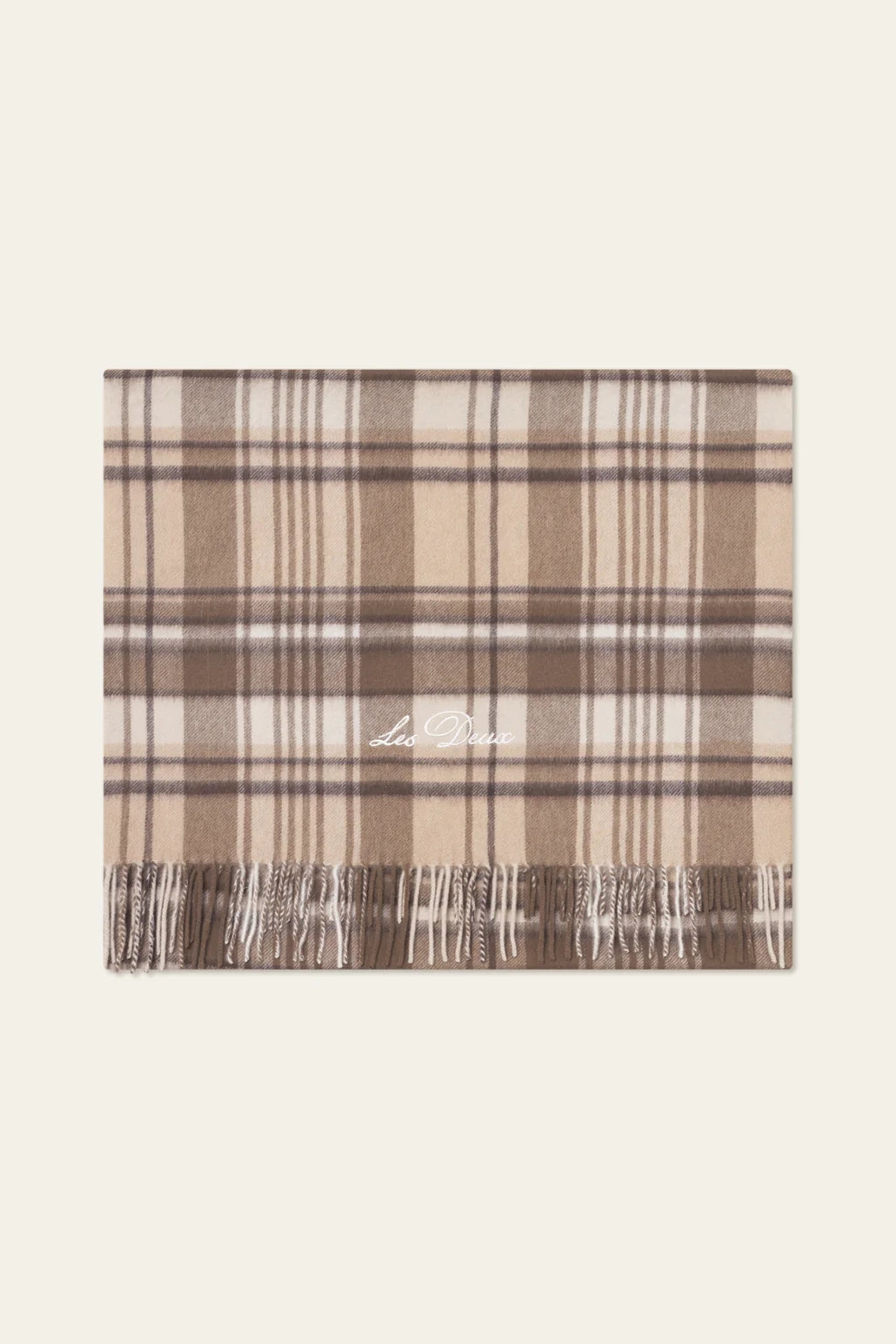 Check Wool Scarf Scarves Les Deux