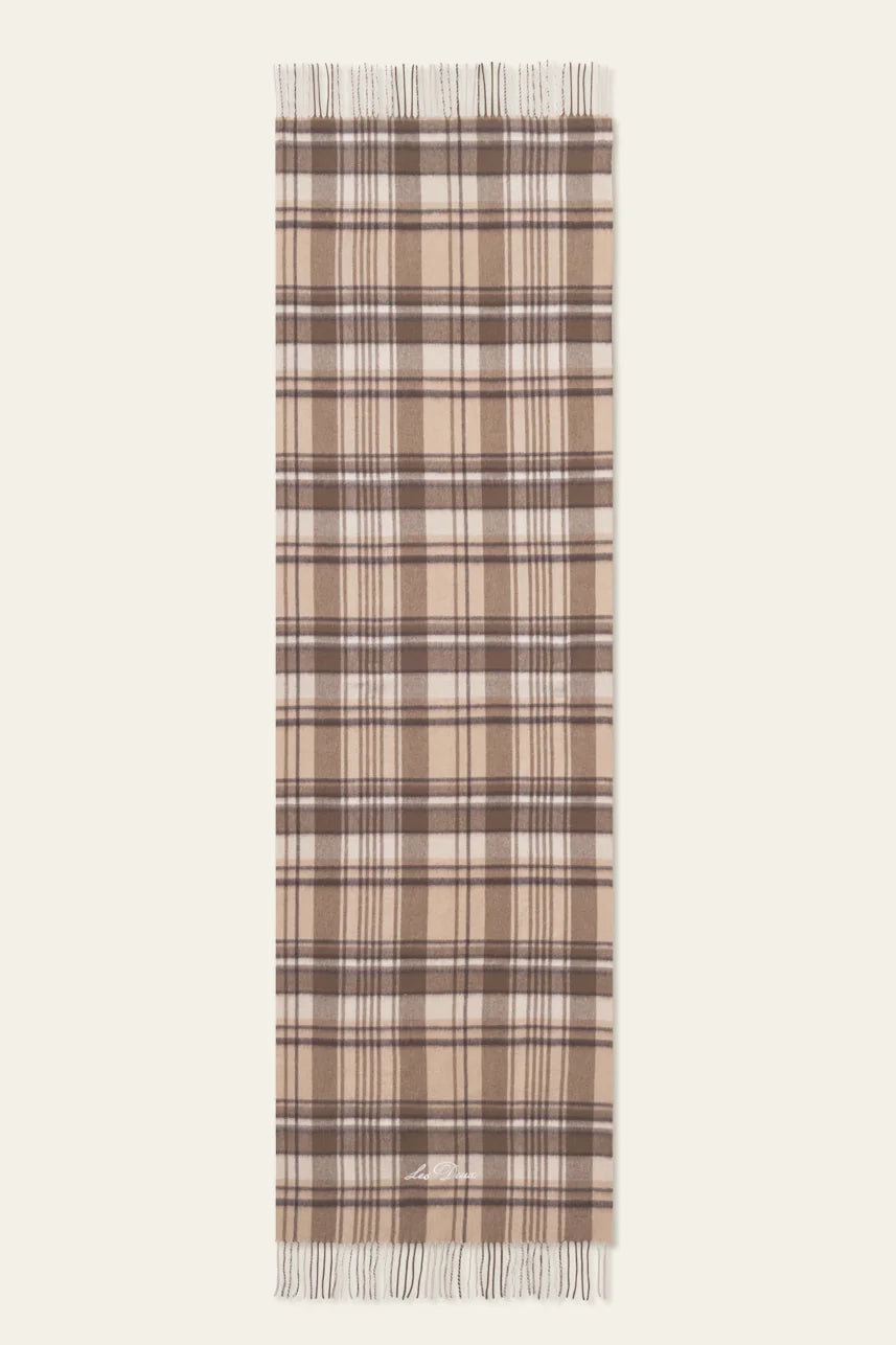 Check Wool Scarf Scarves Les Deux