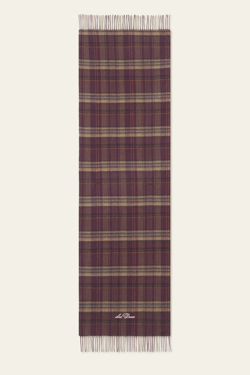 Check Wool Scarf Scarves Les Deux