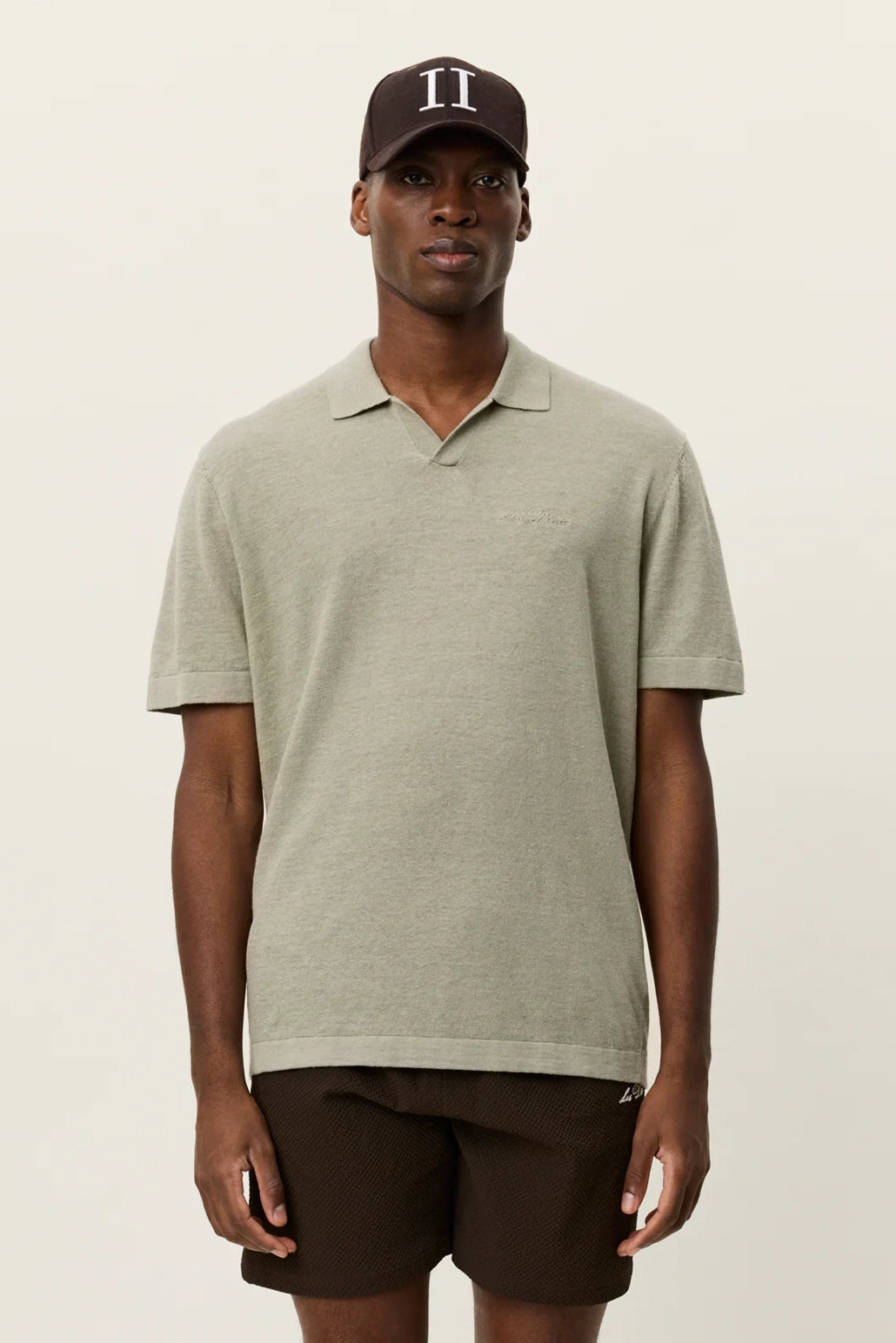 Emmanuel Knit Polo Polos Les Deux