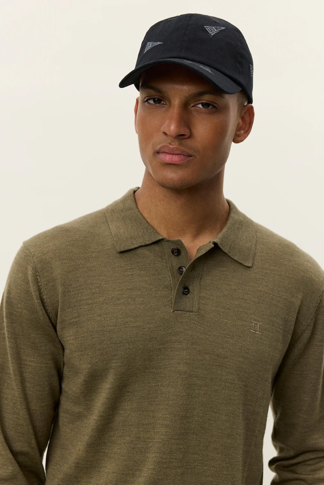 Greyson Merino Polo Knit Sweaters Les Deux