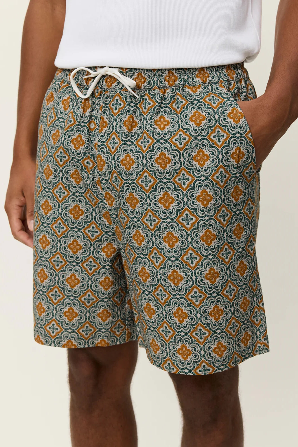 Harry Arabesque Aop Shorts Shorts Les Deux