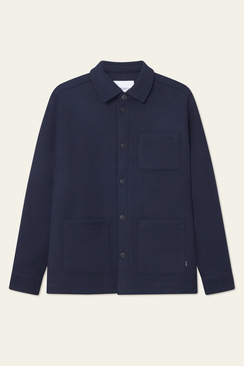 Jason Solid Wool Overshirt OverShirt Les Deux