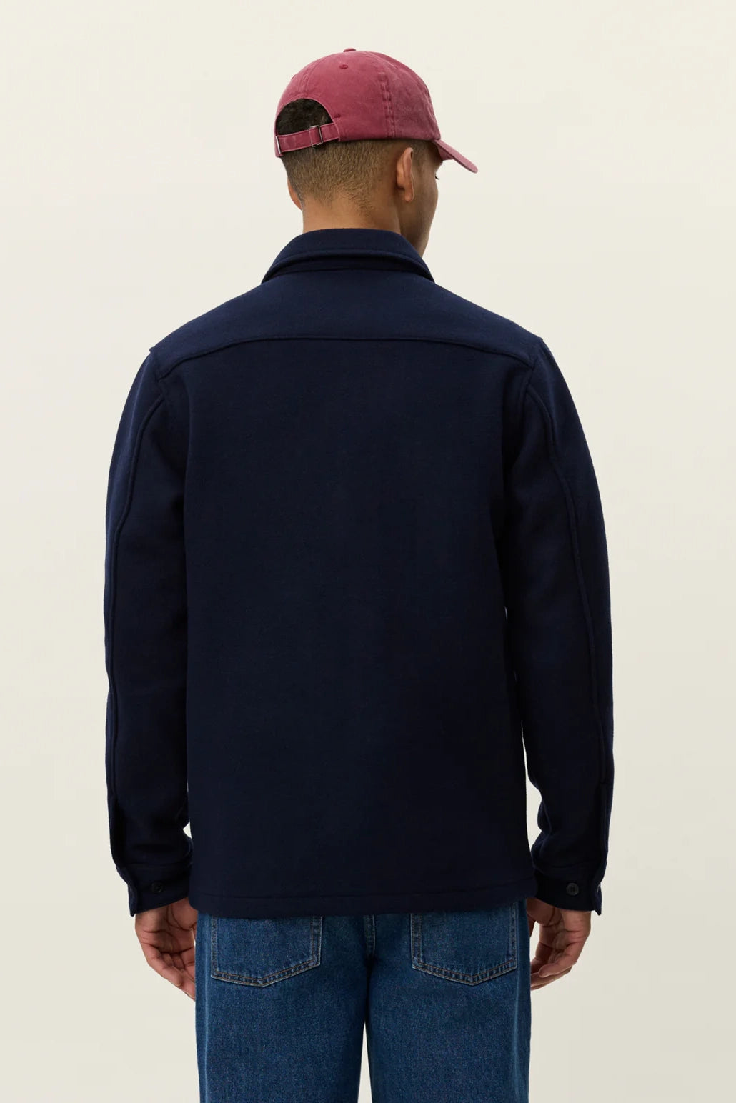 Jason Solid Wool Overshirt OverShirt Les Deux