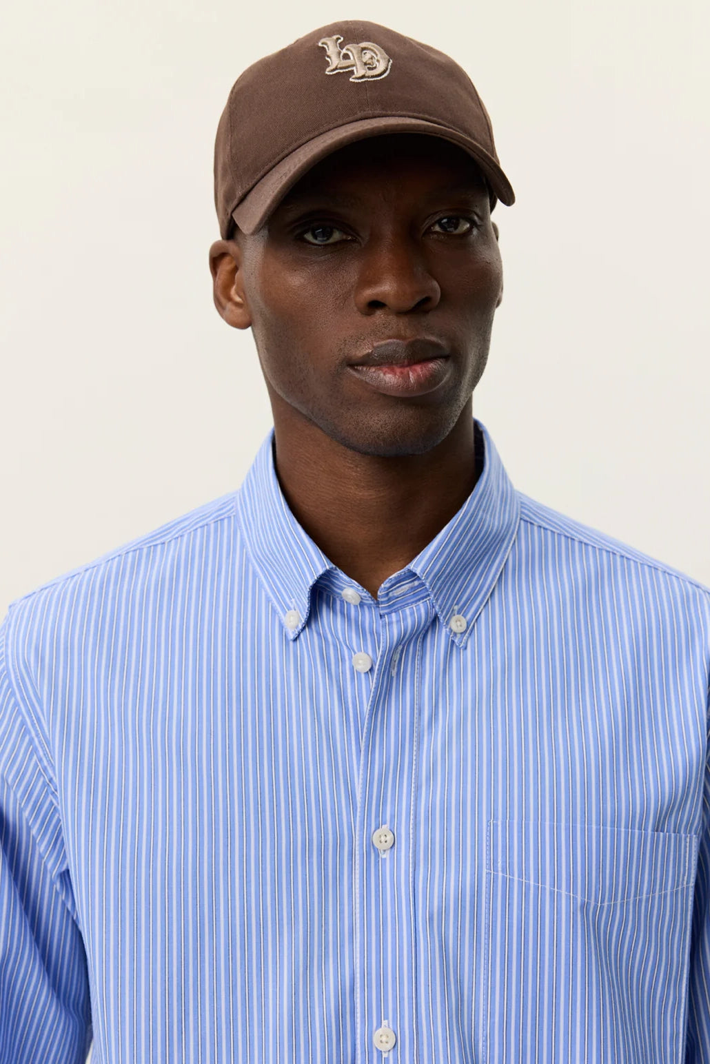 Kent Stripe Poplin Shirt Shirts Les Deux