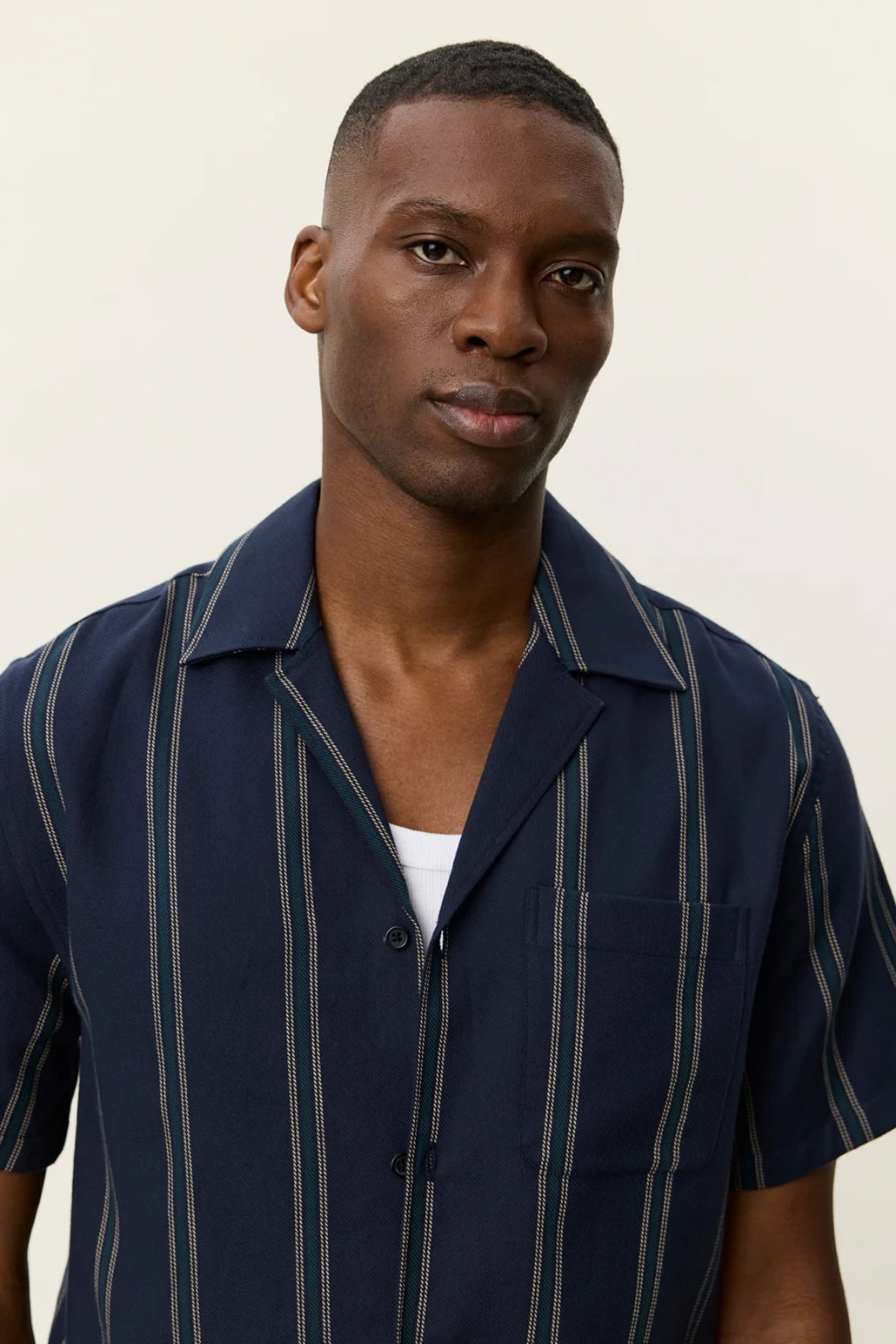 Lawson Stripe SS Shirt Shirts Les Deux