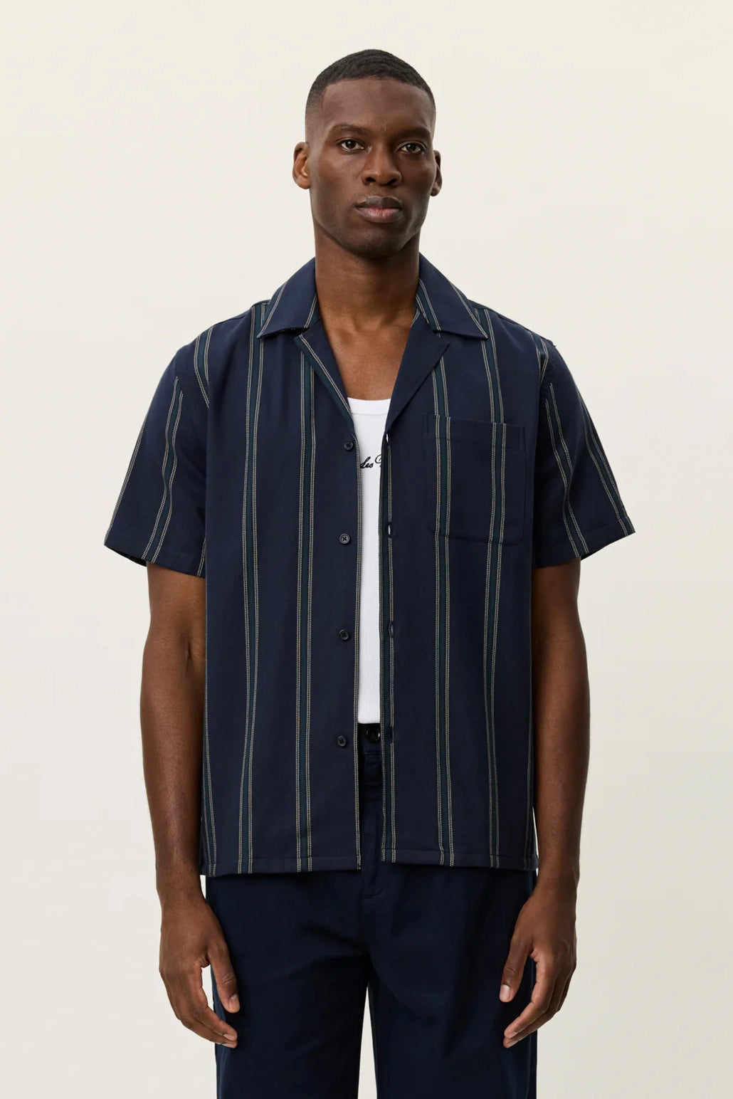 Lawson Stripe SS Shirt Shirts Les Deux