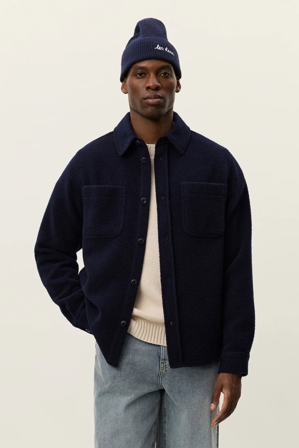 Lennon Bouclé Overshirt OverShirt Les Deux